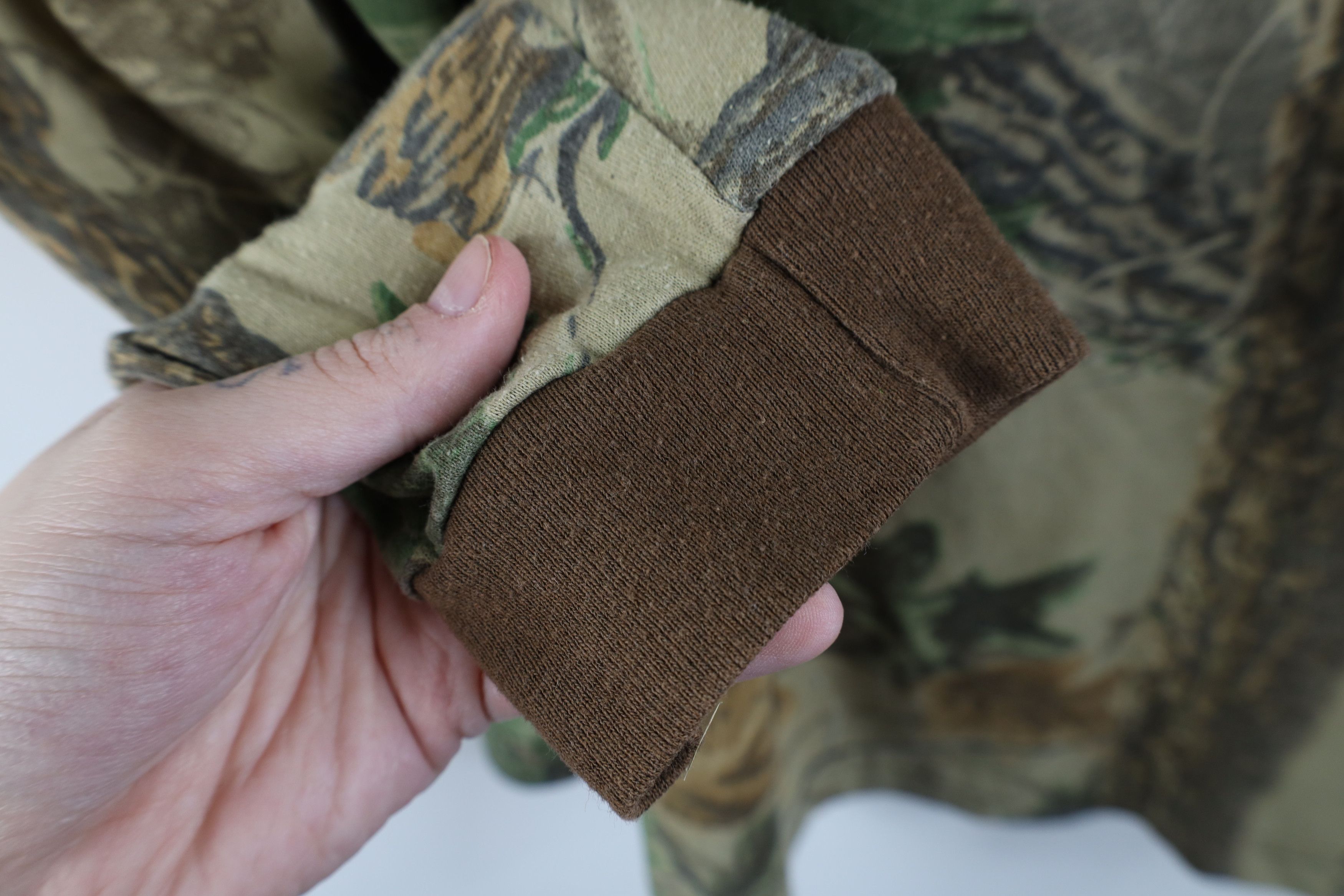 Vintage Vintage 90s Streetwear Camouflage Long Sleeve T-Shirt US Size US XL / EU 56 / 4 - 6 Thumbnail