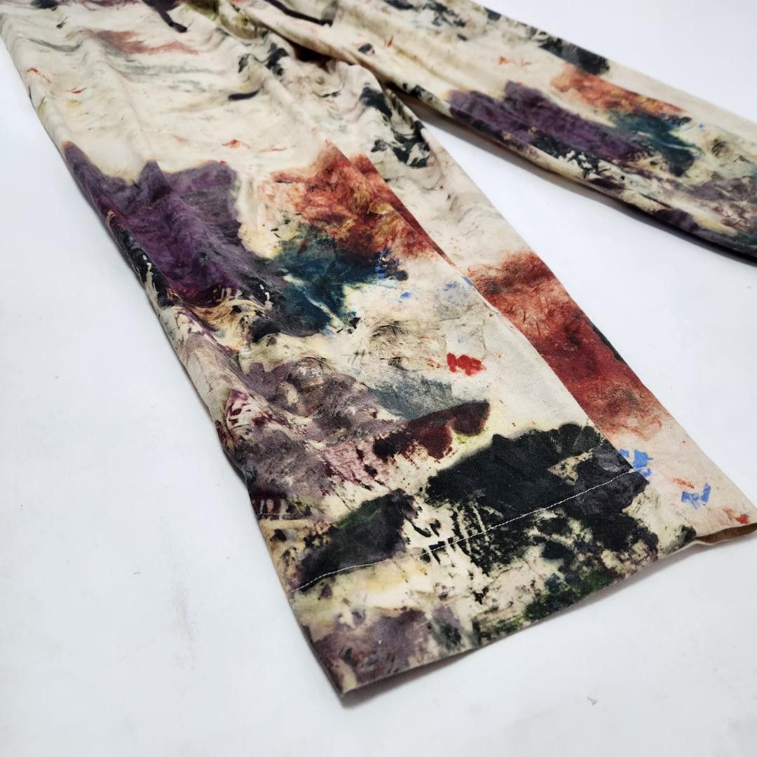 Yohji Yamamoto Yohji Yamamoto POUR HOMME Paint Wide Pants Size US 33 - 2 Thumbnail