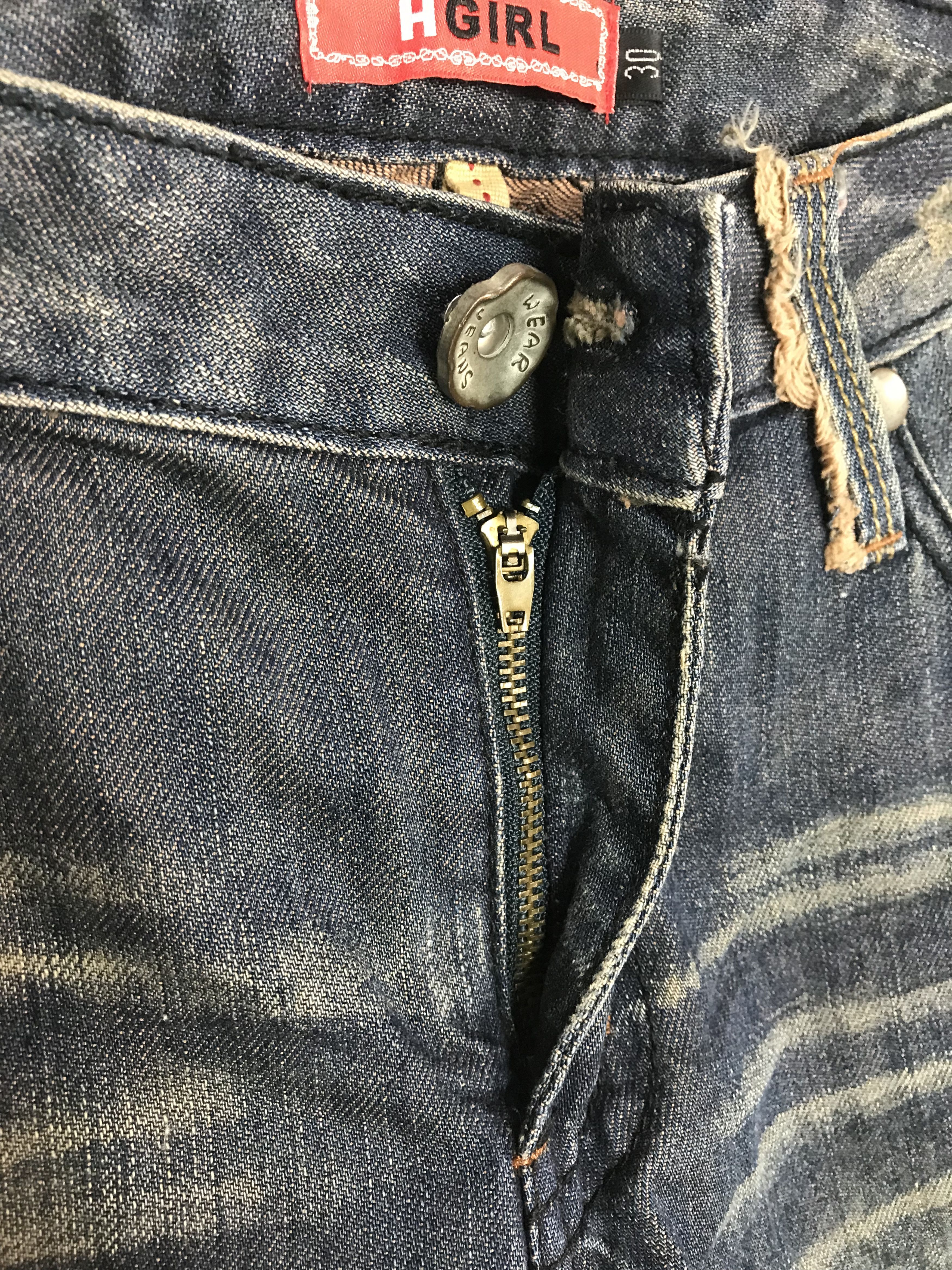 Other H Girl Straight Cut Indigo Denim Jeans Size US 32 / EU 48 - 7 Thumbnail