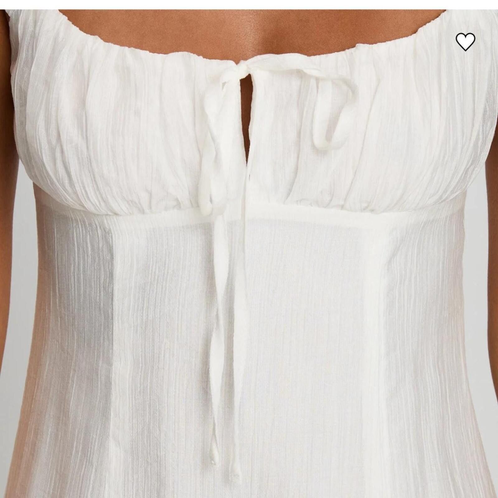 Other Princess Polly Eternally Yours Mini Dress White Size XS / US 0-2 / IT 36-38 - 6 Thumbnail