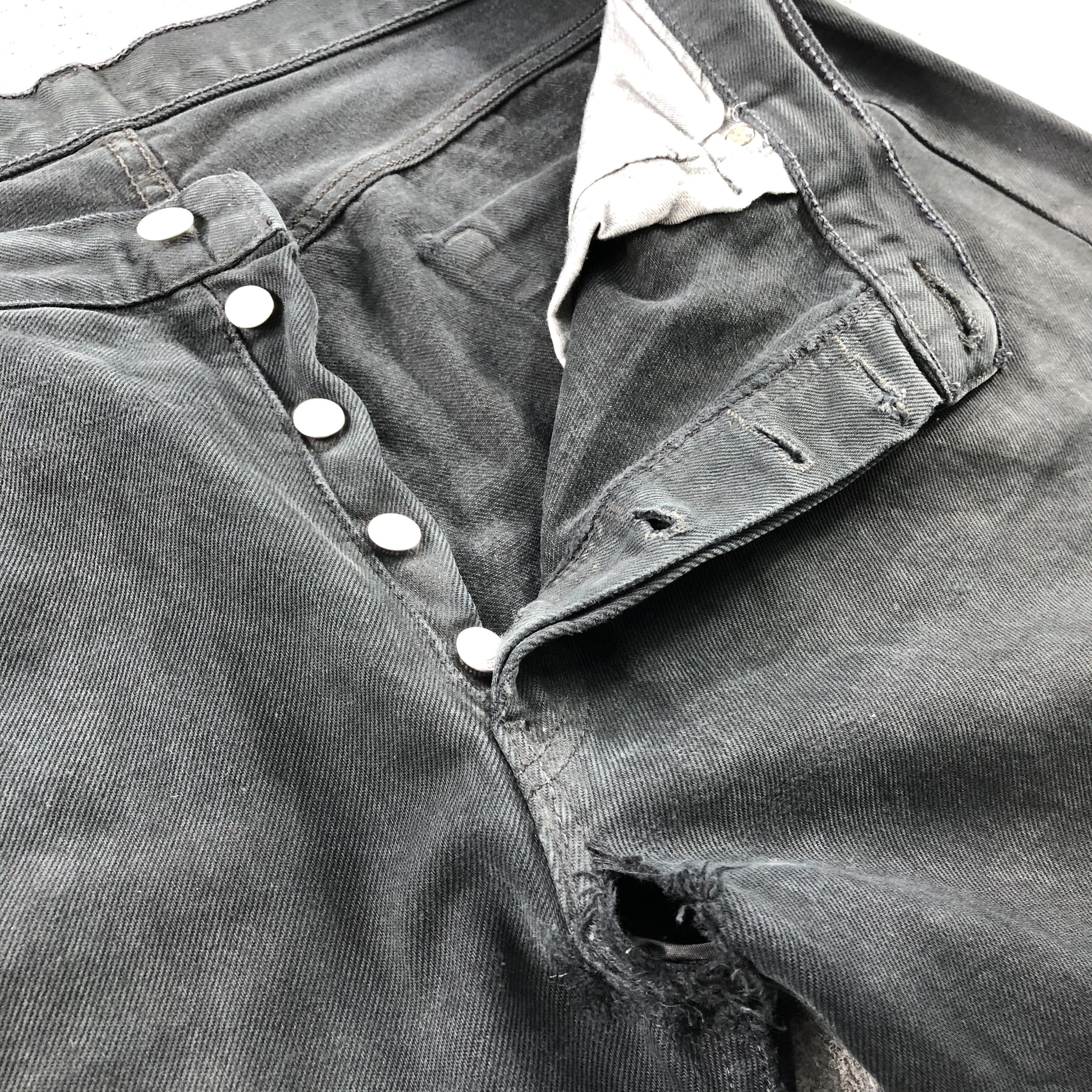 Levi's × Vintage Vintage 90s Faded Black Levis 501 Jeans-JM1503 Size US 37 - 8 Thumbnail