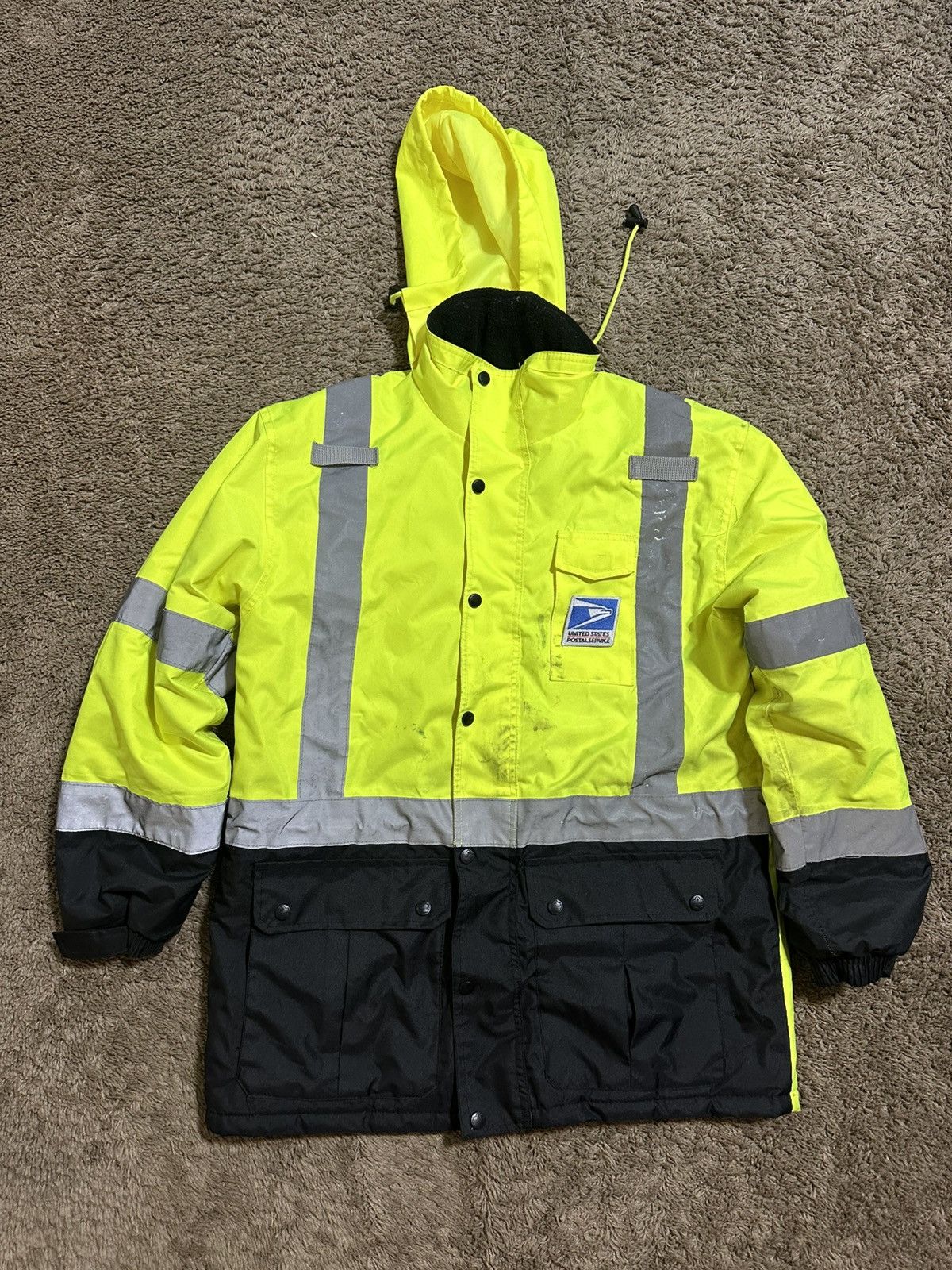 Anti Social Social Club Vintage USPS safety Parka “reflective” jacket 00s medium Size US M / EU 48-50 / 2 - 1 Thumbnail