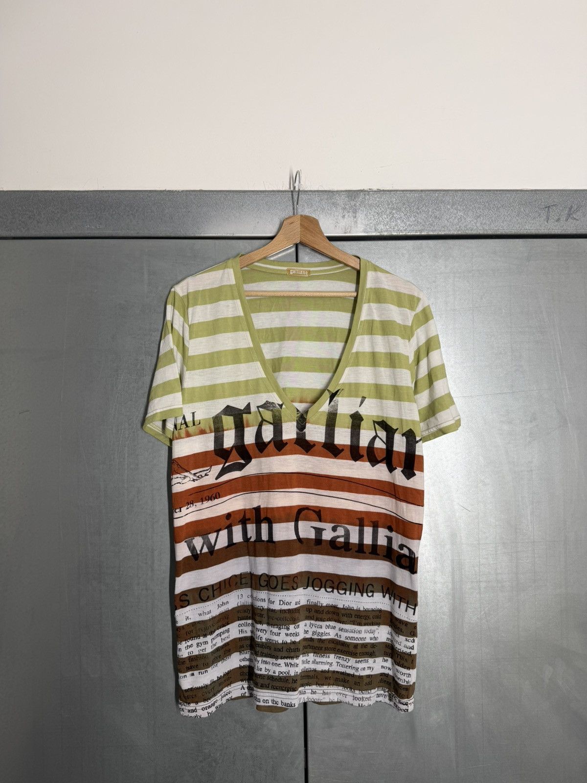 Vintage John Galliano Gazette T-Shirt