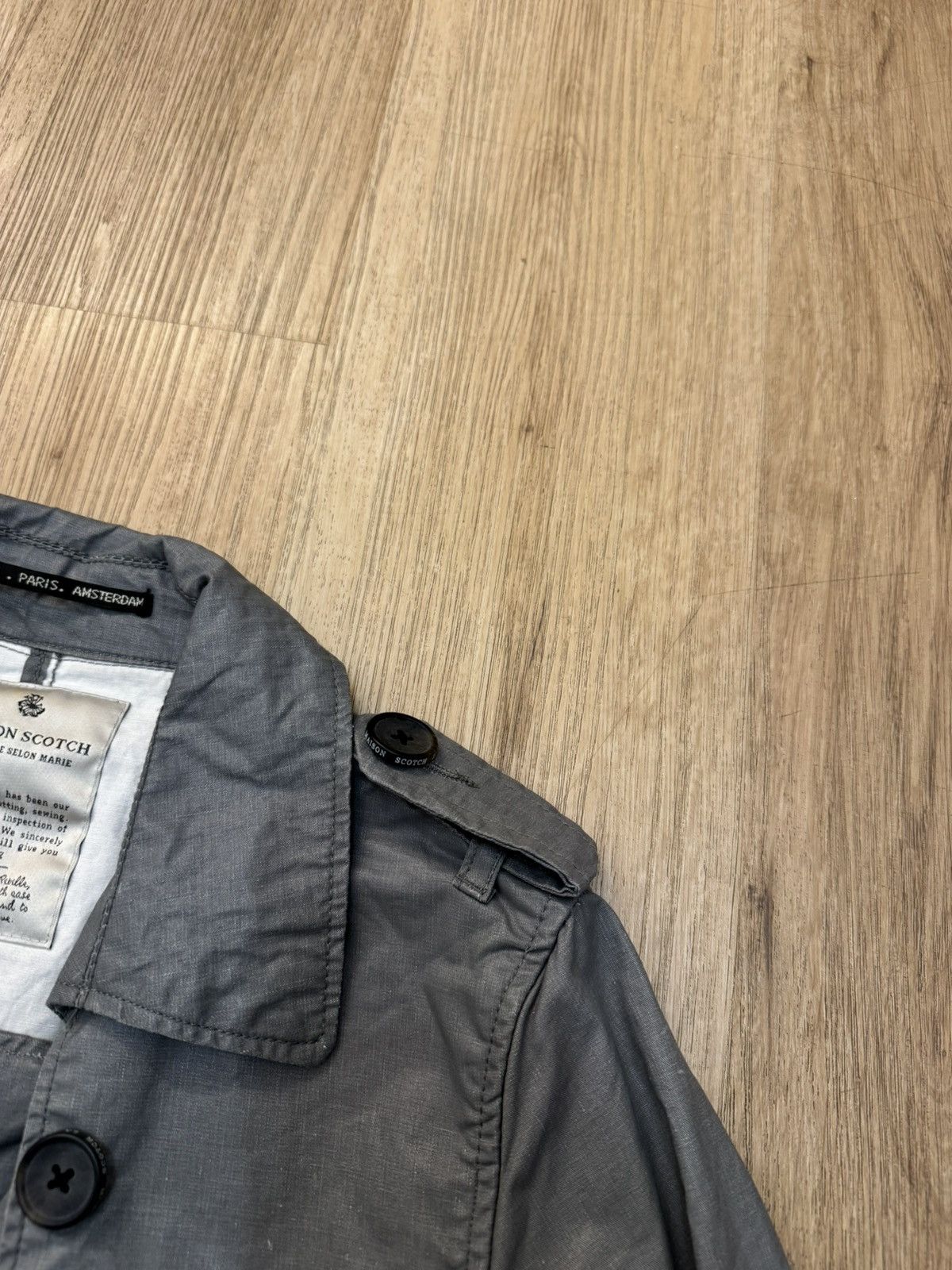 Maison Scotch Maison Scotch & Soda Double Breasted Trench Coat 2 S/M Size S / US 4 / IT 40 - 10 Thumbnail