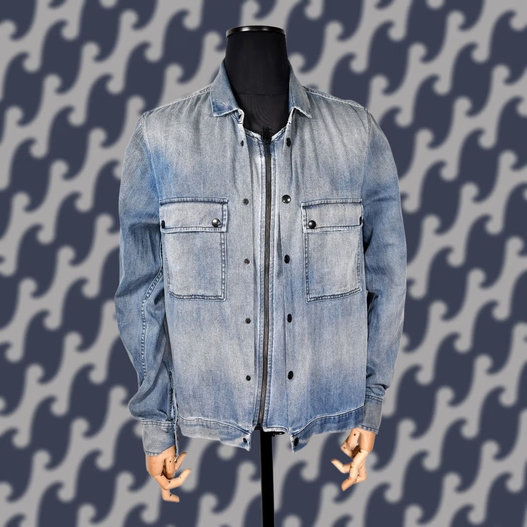 Diesel Diesel D-ZEY Denim Jacket Men's XL Blue Size US XL / EU 56 / 4 - 1 Thumbnail