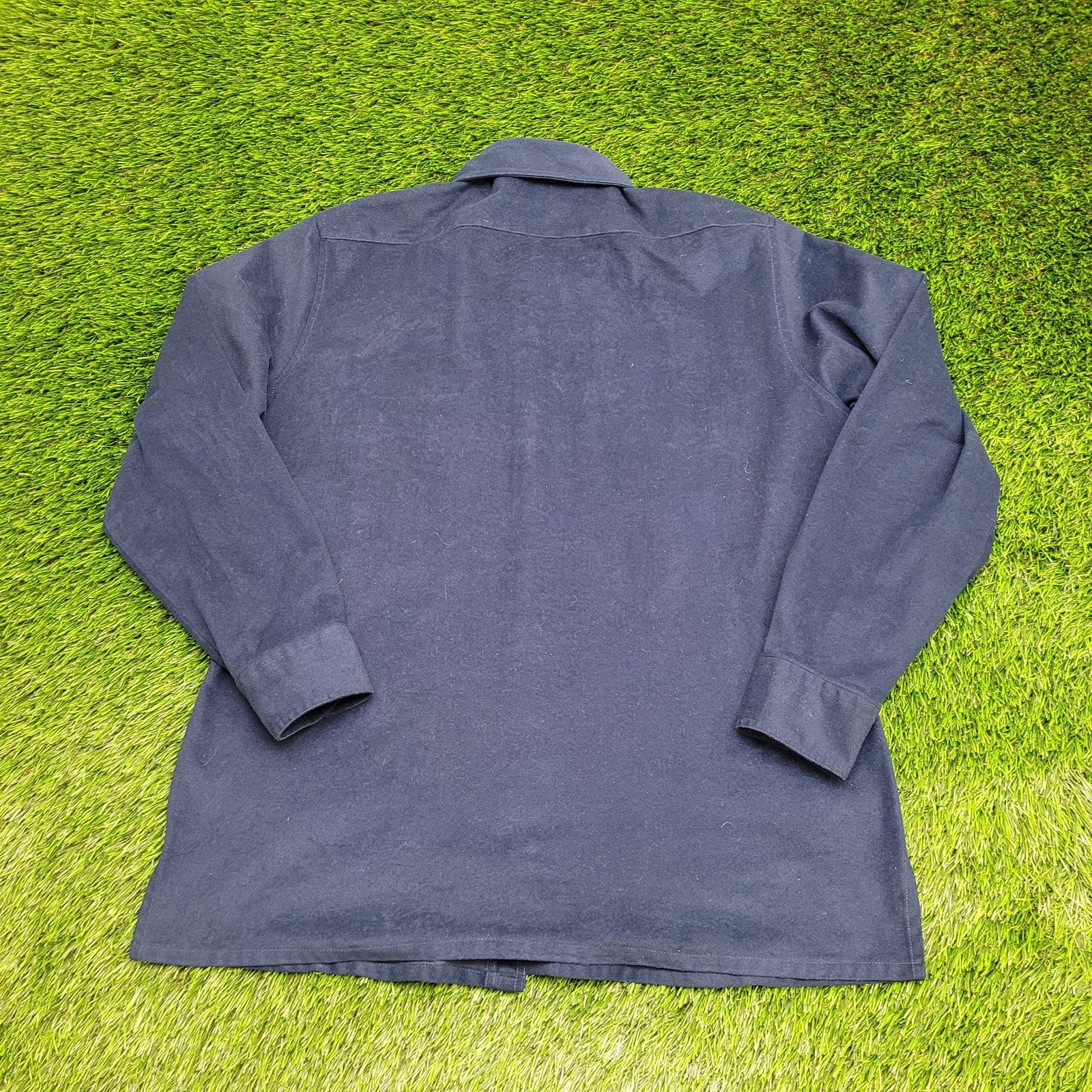 Other VTG JCPenney The Mens Shop Brushed Polyester Button Shirt XL Size US XL / EU 56 / 4 - 5 Thumbnail