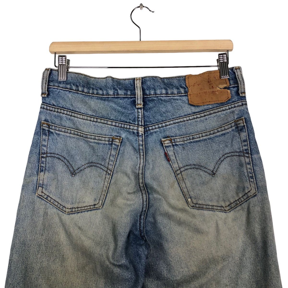 Levi's 🔥90’s Vintage Selvedges Distressed Jeans Levi’s Made in USA Size US 30 / EU 46 - 8 Thumbnail
