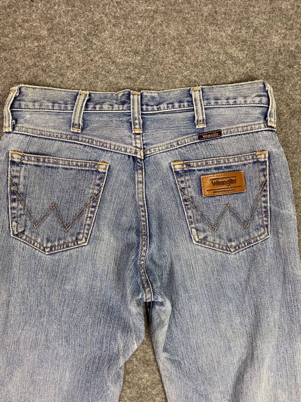 Wrangler vintage wrangler slightly distressed denim nice design Size US 31 - 3 Thumbnail