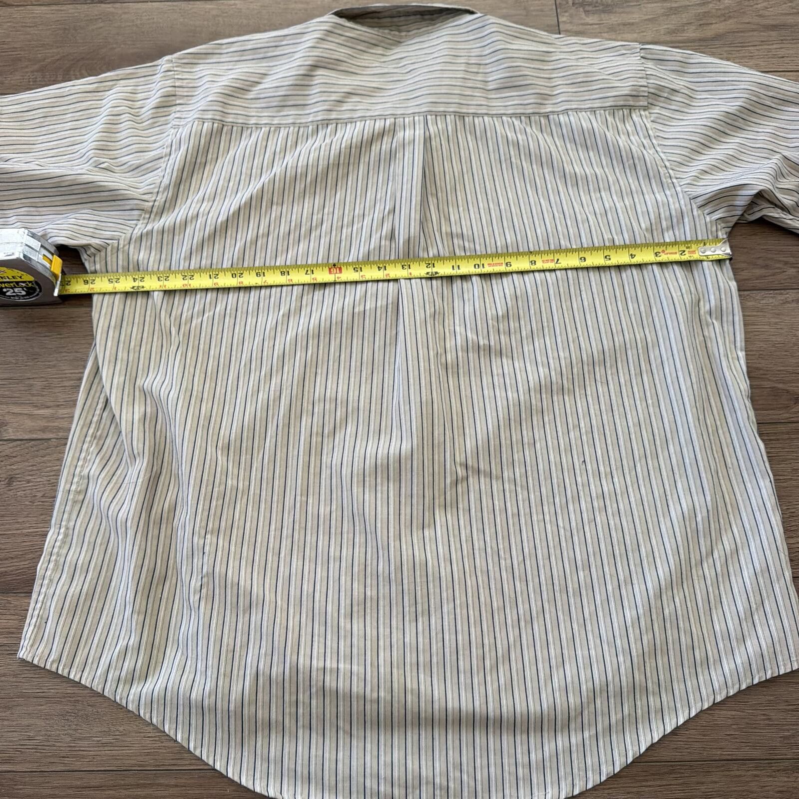 Puritan Vintage Y2K 90s Striped Button Up Puritan XL Skater Surfer Size US XL / EU 56 / 4 - 7 Thumbnail