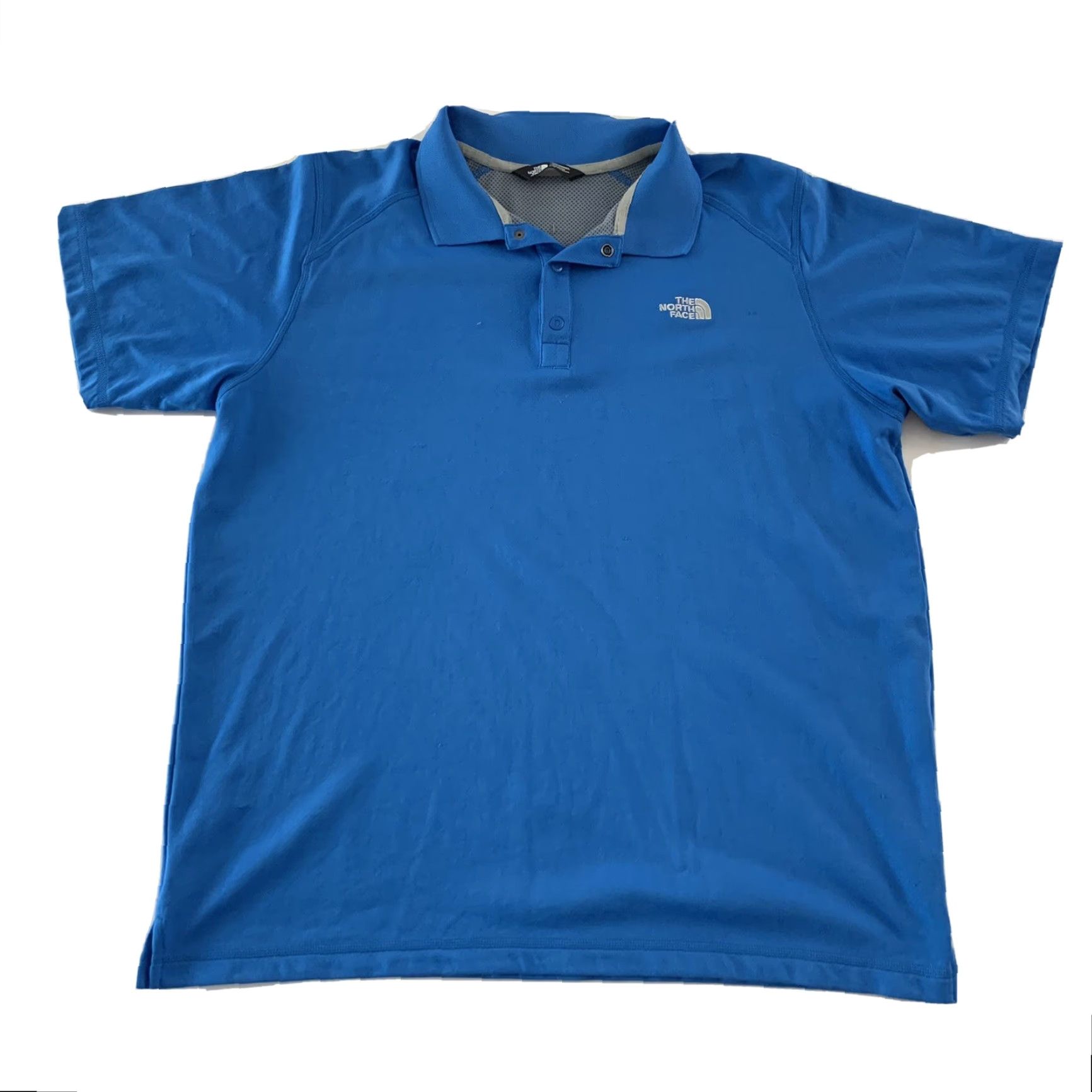 The North Face The North Face Polo Shirt Men L Blue Poly Snap Button Polo Shirt Size US L / EU 52-54 / 3 - 2 Thumbnail