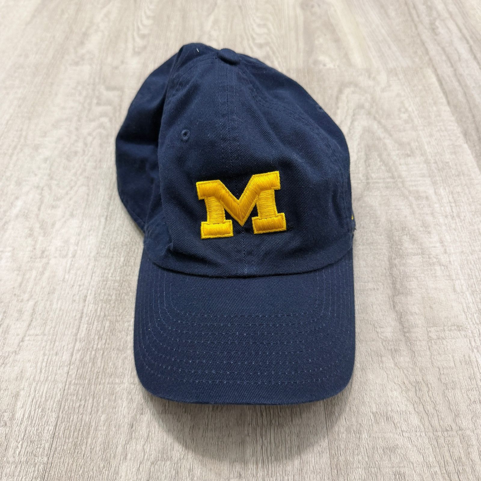 Jordan Brand Jordan Michigan Wolverines Strapback Hat Blue Baseball Size ONE SIZE - 1 Thumbnail