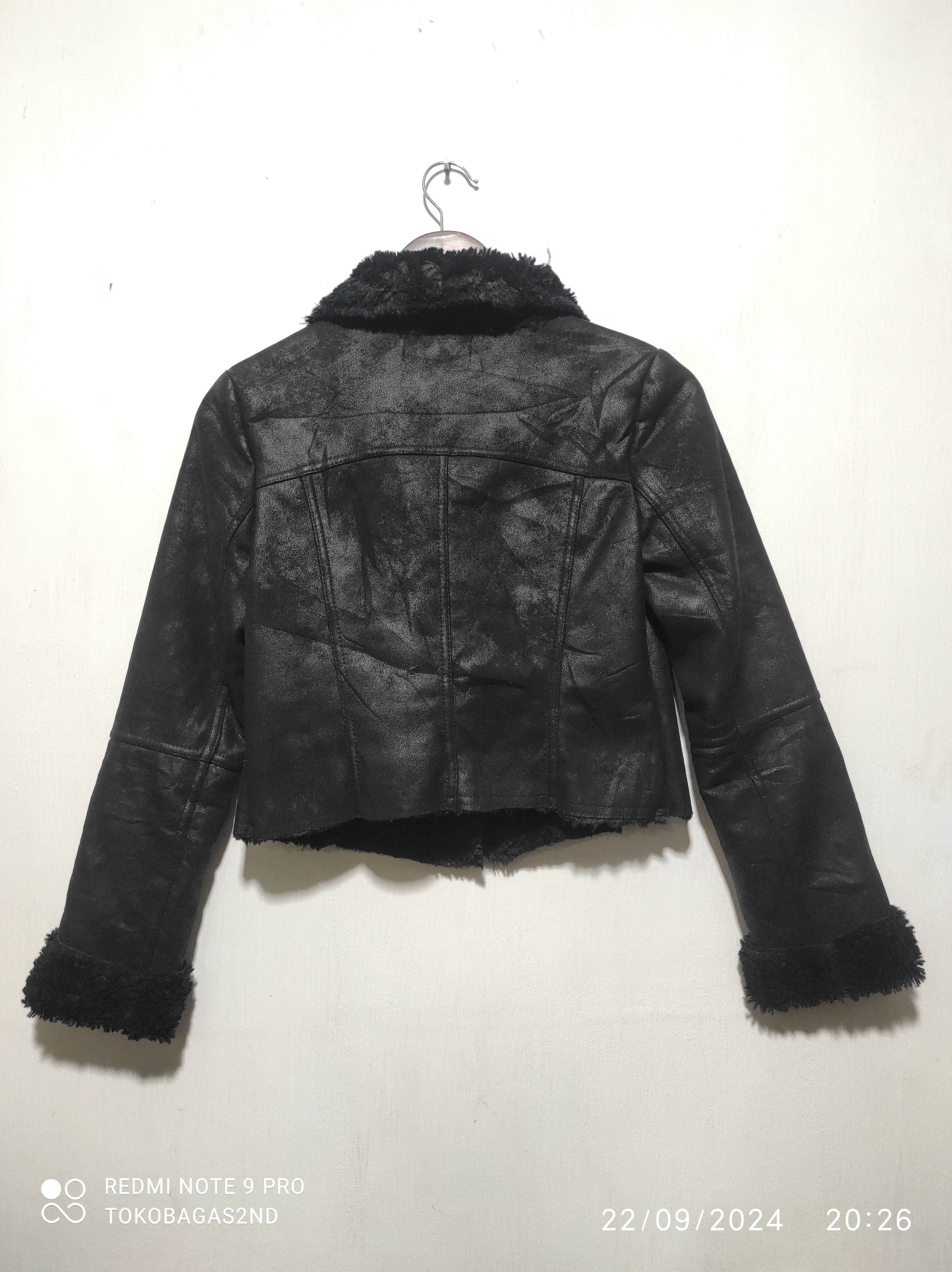 Le Grande Bleu (L.G.B.) Rachel Punk Ramones Suede Fur jacket i6w9 lgb style Size M / US 6-8 / IT 42-44 - 12 Thumbnail