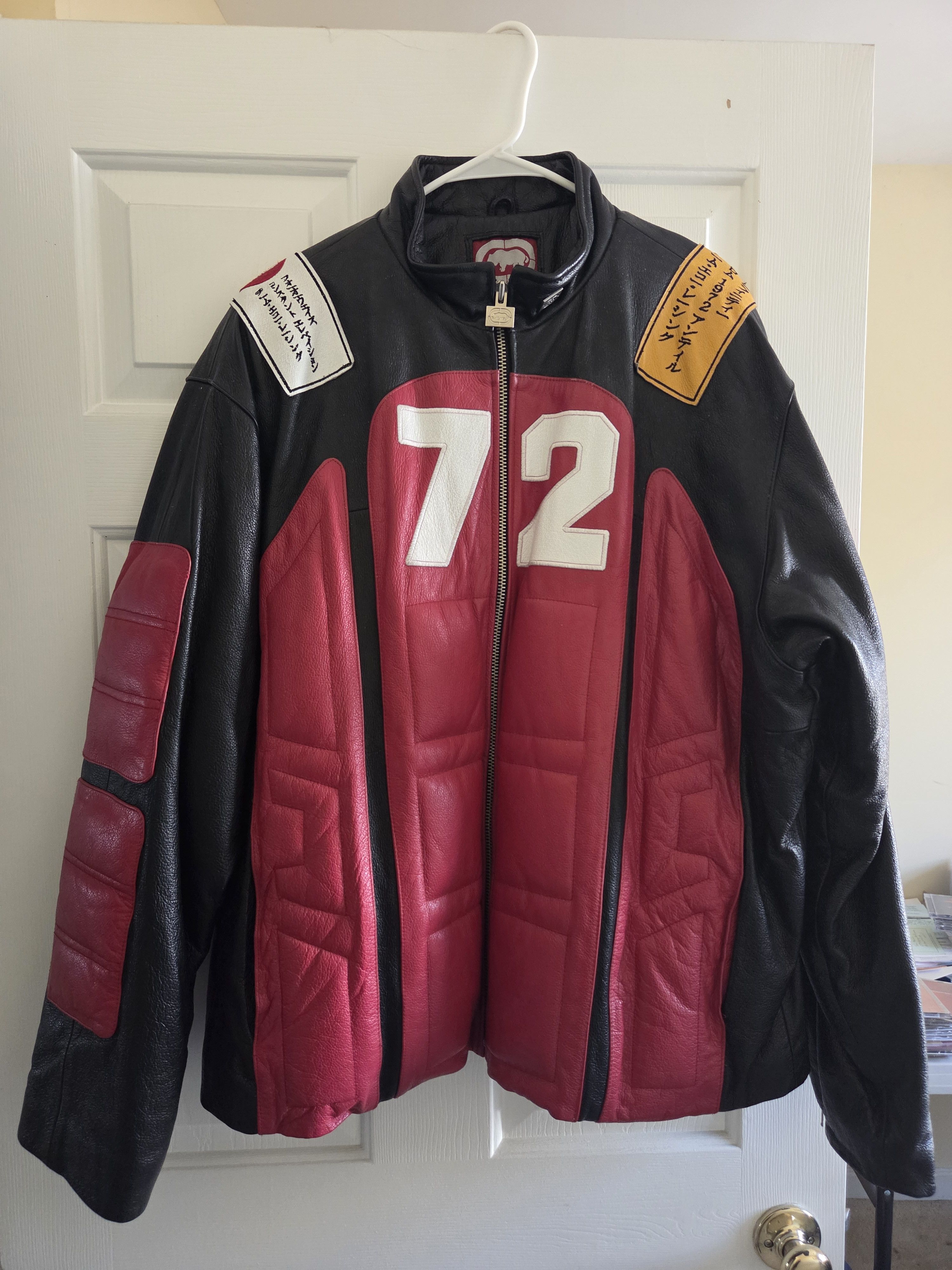 Ecko Unltd. ECKO AKIRA LEATHER MOTORCYCLE JACKET 1999 Size US L / EU 52-54 / 3 - 1 Thumbnail