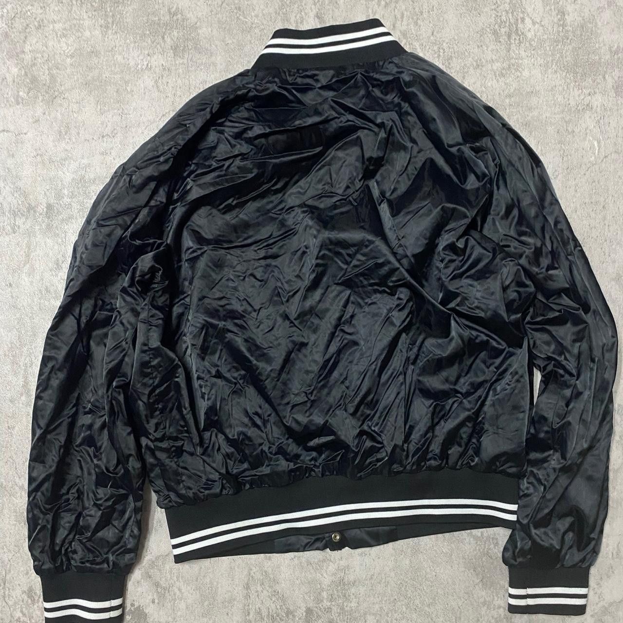 Other Black & white vintage 90s USPS satin bomber jacket jacket Size US XL / EU 56 / 4 - 5 Thumbnail