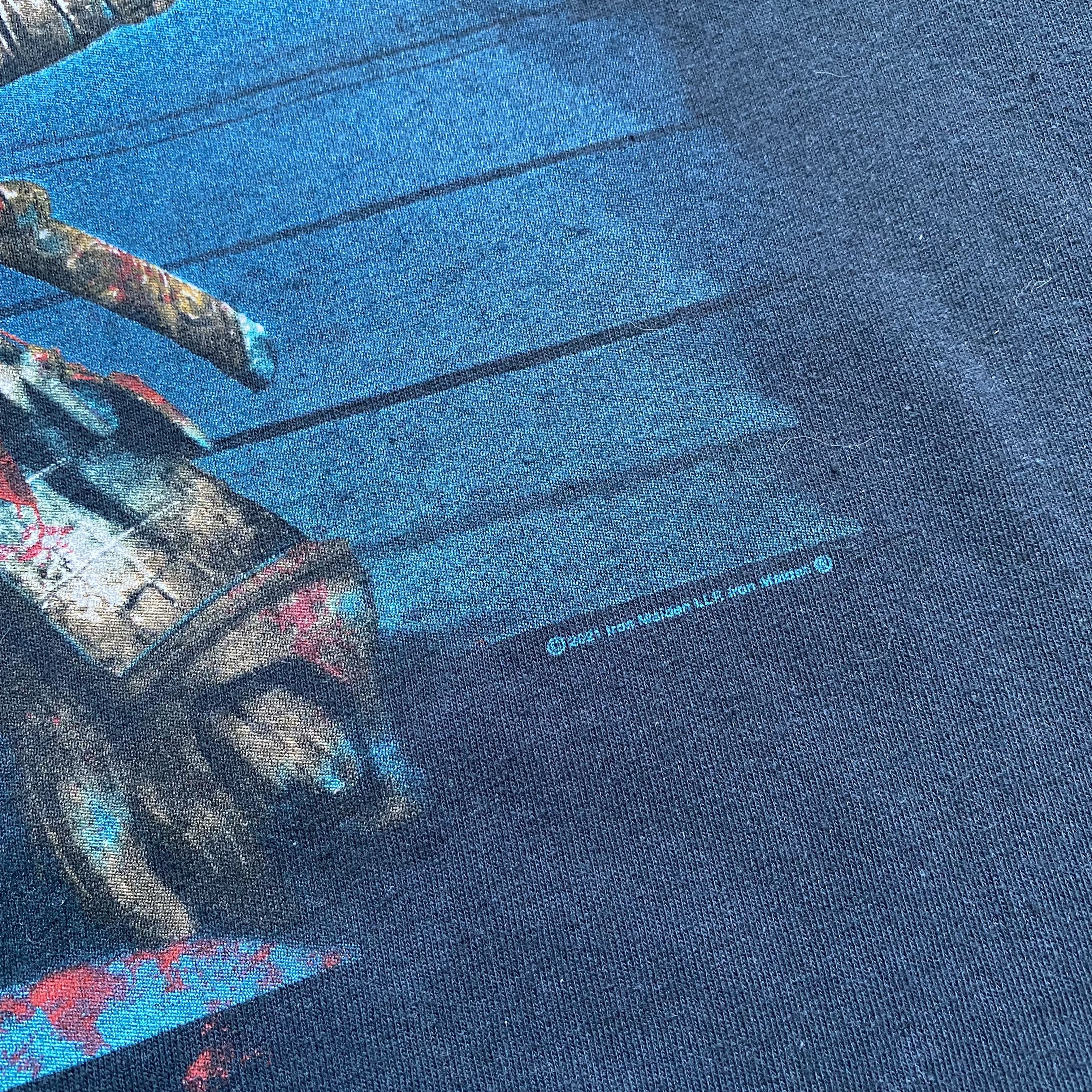 Band Tees 🎸 Rare Rock Band Iron Maiden tee ninja print Y2K samurai Size US M / EU 48-50 / 2 - 7 Thumbnail