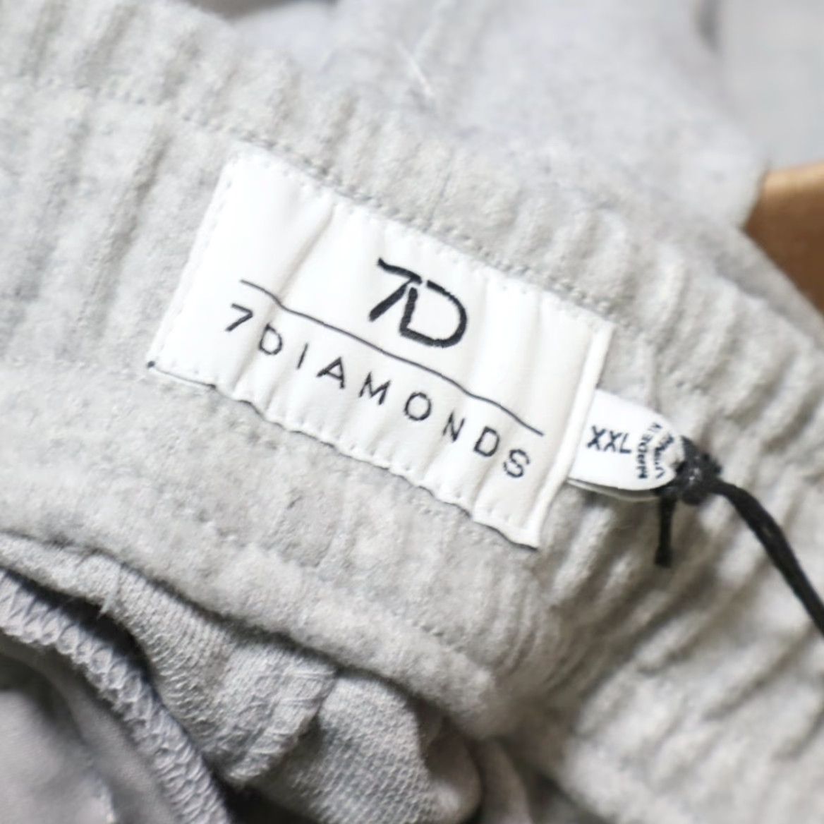 Vintage 7 Diamonds Jogger Pants Men's 2XL Gray Stretch Generation Soft Brushed Knit Size US 39 - 5 Thumbnail