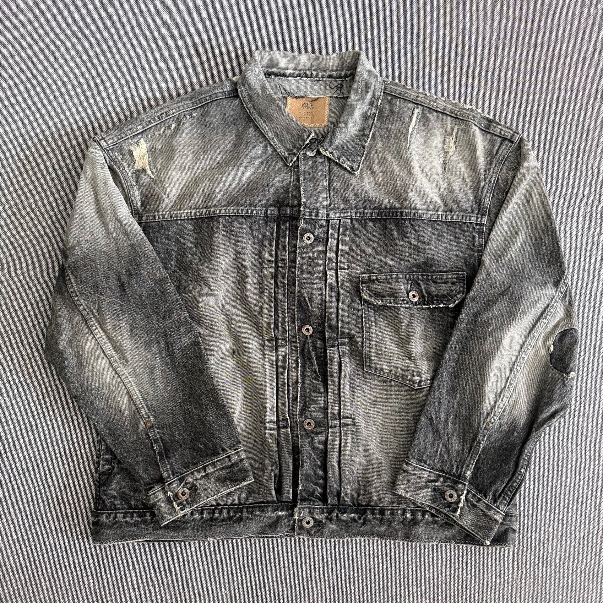 Madness Madness 23AW Japanese Denim Jacket Black Dragon Year XL Size US XL / EU 56 / 4 - 1 Thumbnail