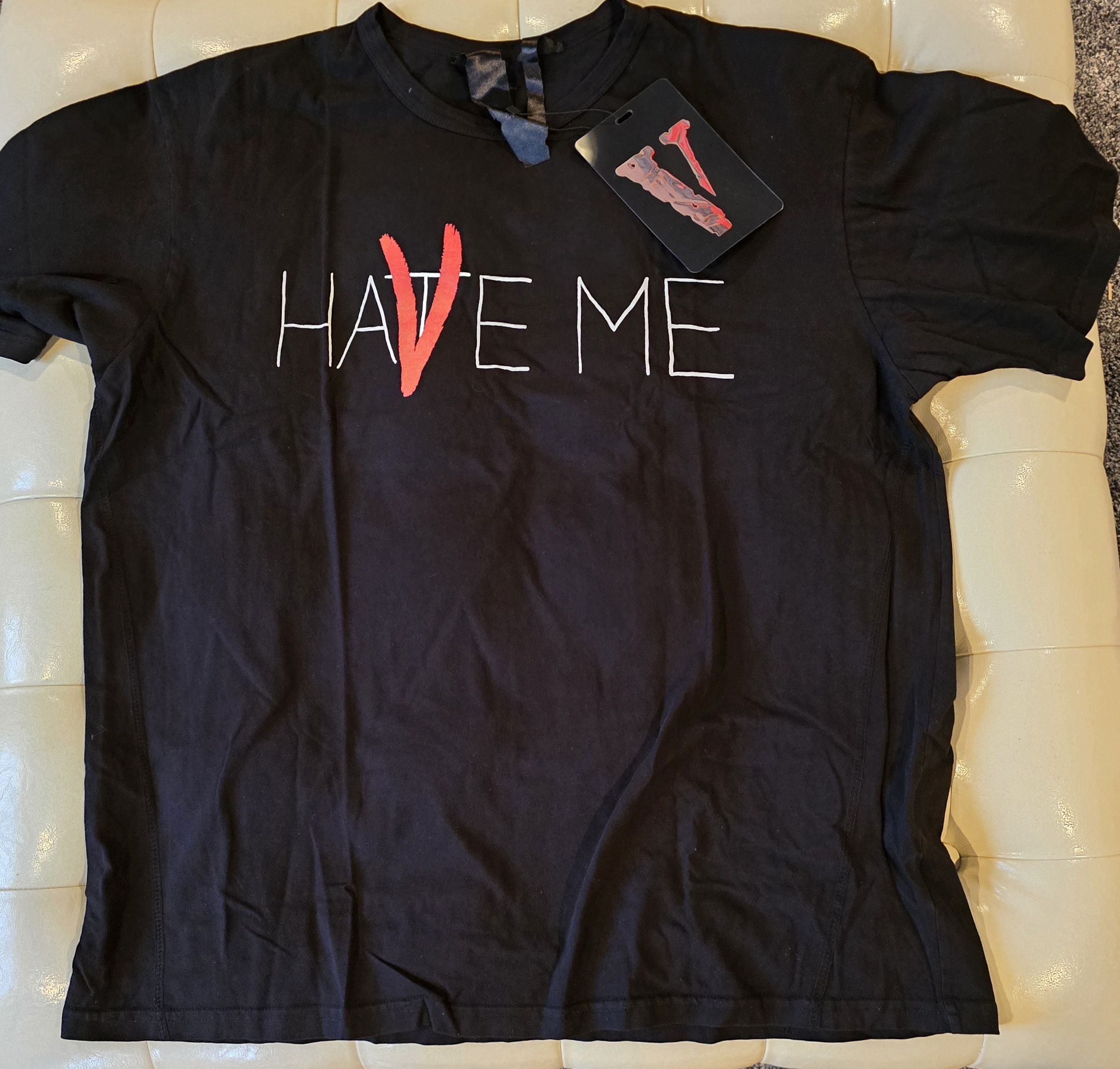Vlone Vlone Have Me/Hate Me T-shirt Black Size US XXL / EU 58 / 5 - 1 Thumbnail