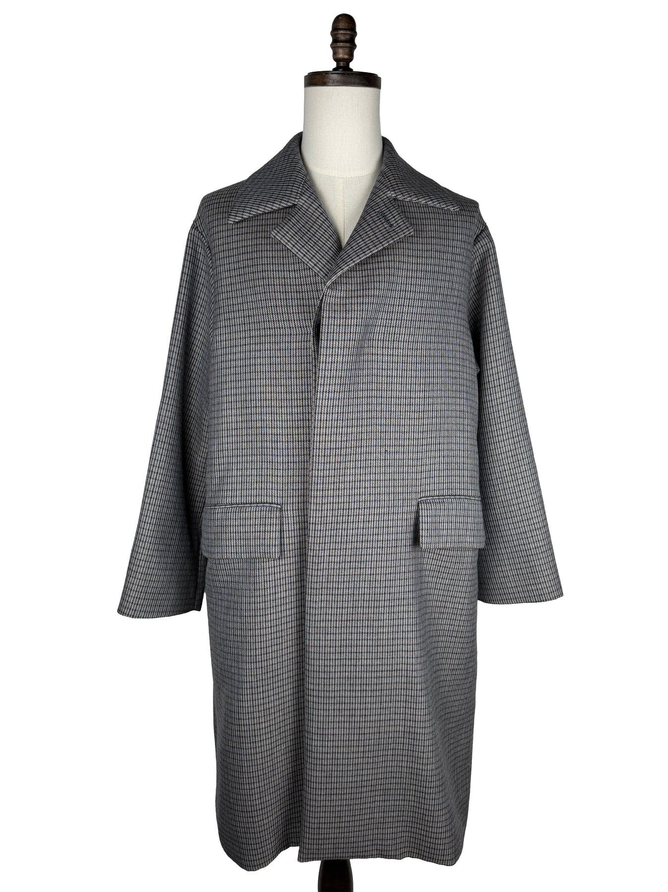 Auralee Double Face Check Soutien Collar Coat Size US XL / EU 56 / 4 - 1 Thumbnail