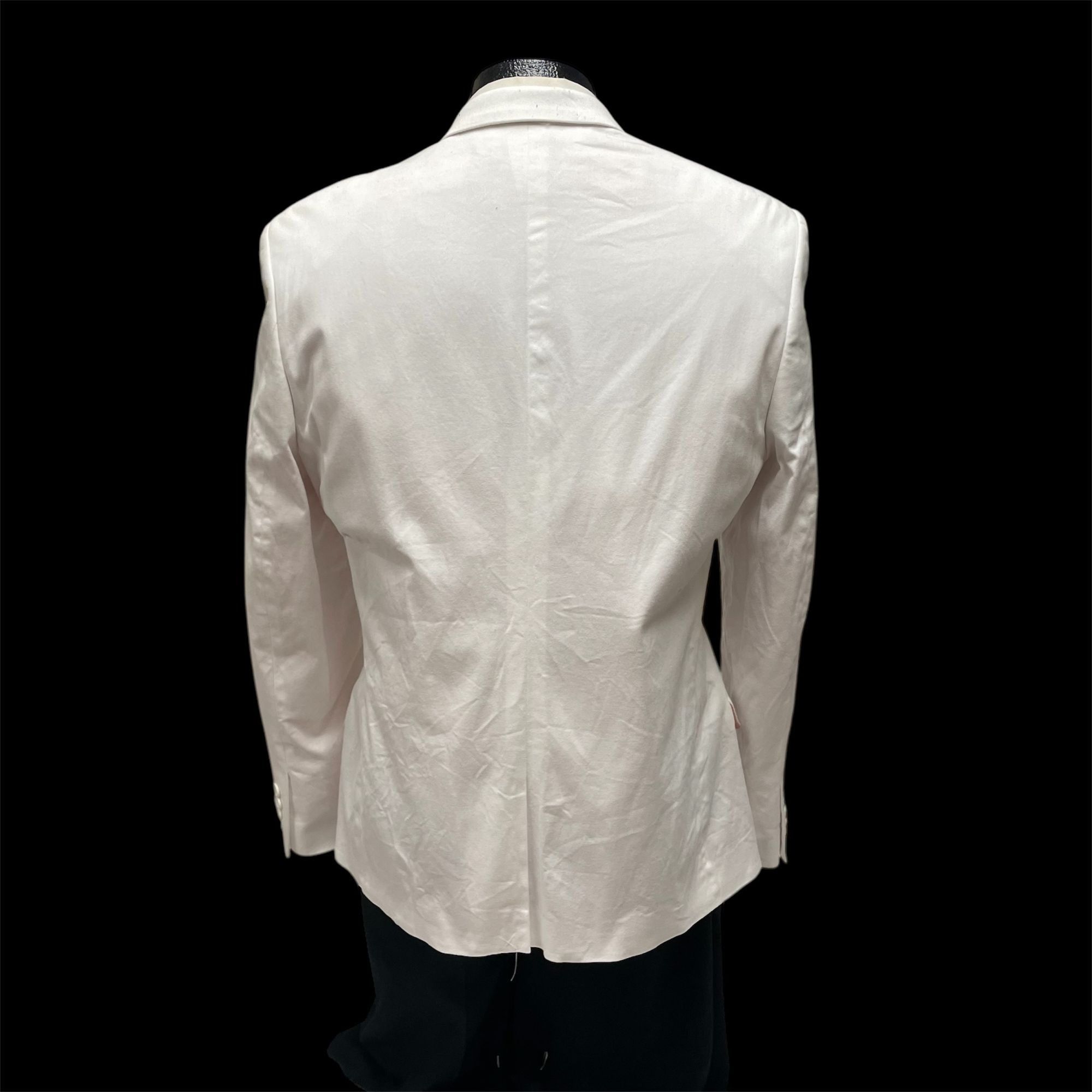 Asos Asos MODERN FIT White Sport Coat 50's Style Jacket TRO Size 38R - 4 Thumbnail