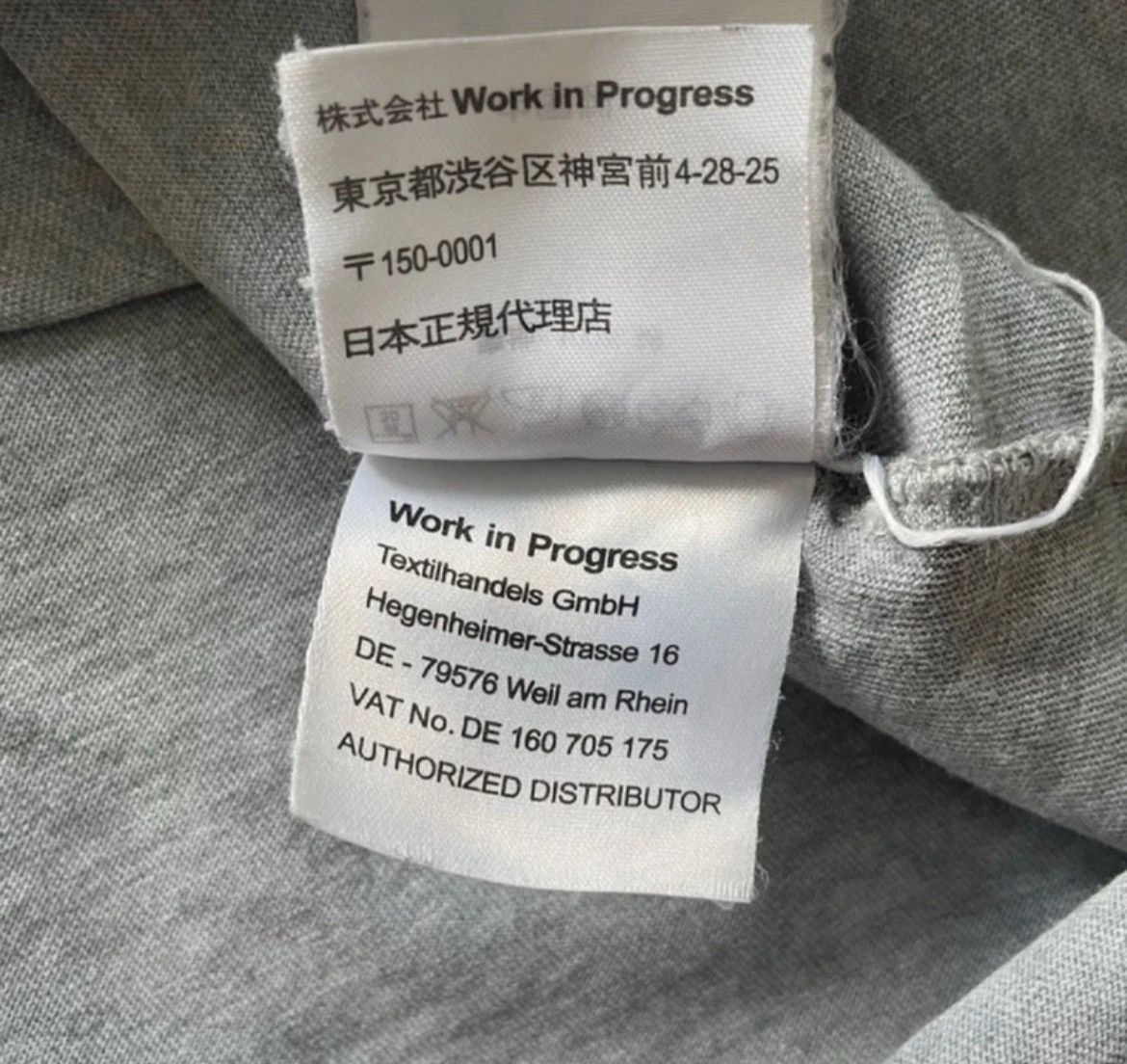 Carhartt Wip Carhartt WIP x Work In Progres x Gray T-shirt x Kamo Pocket Size US M / EU 48-50 / 2 - 5 Thumbnail