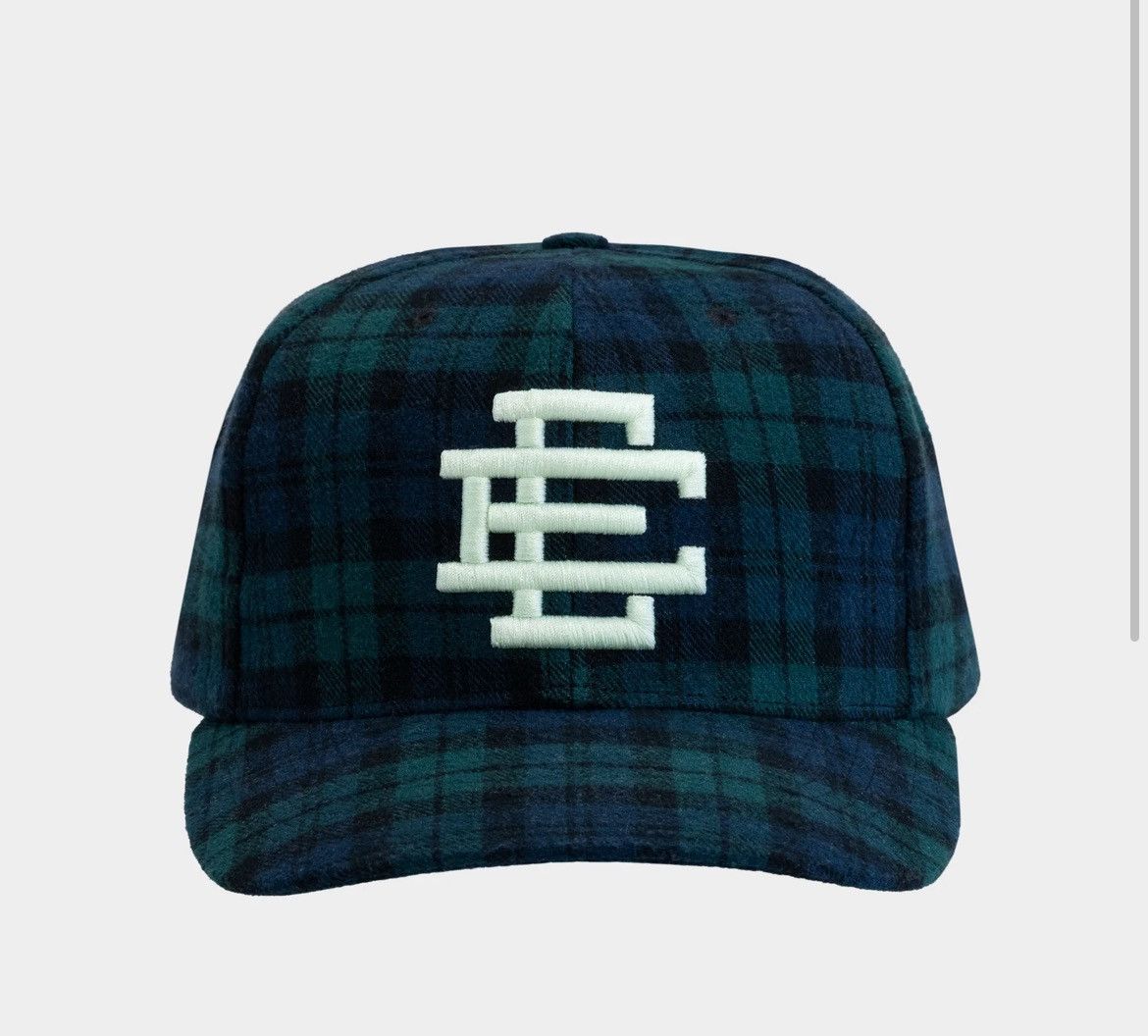 Eric Emanuel Eric Emanuel green flannel w mint EE snapback hat Size ONE SIZE - 1 Thumbnail