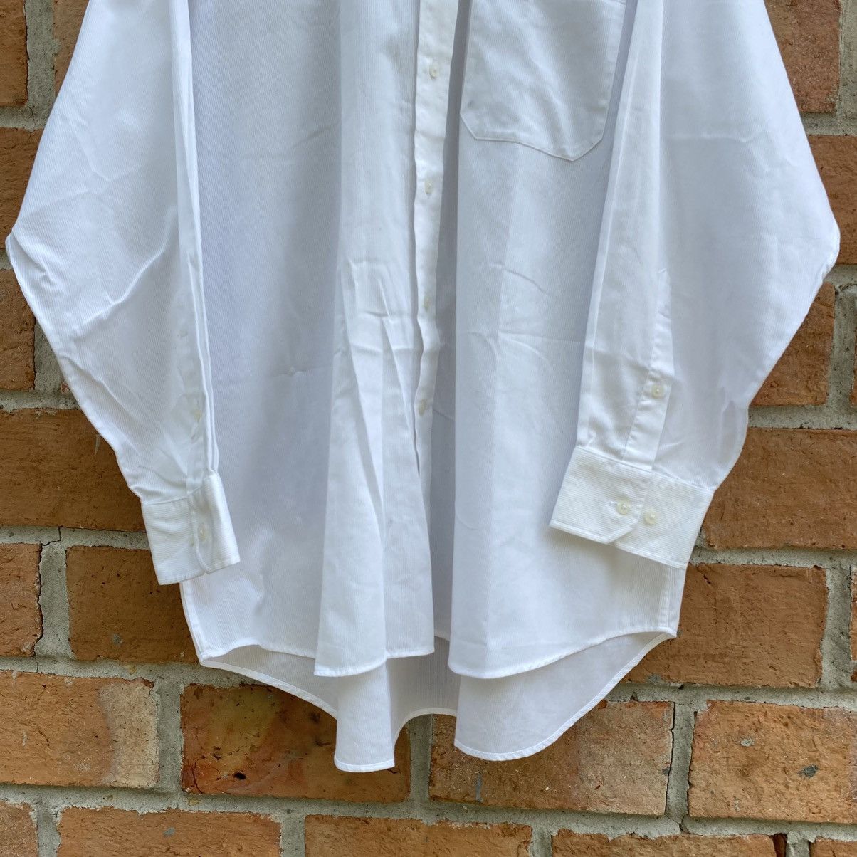 Givenchy GIVENCHY White Long Sleeve Button-Up Shirt Size US XL / EU 56 / 4 - 4 Thumbnail