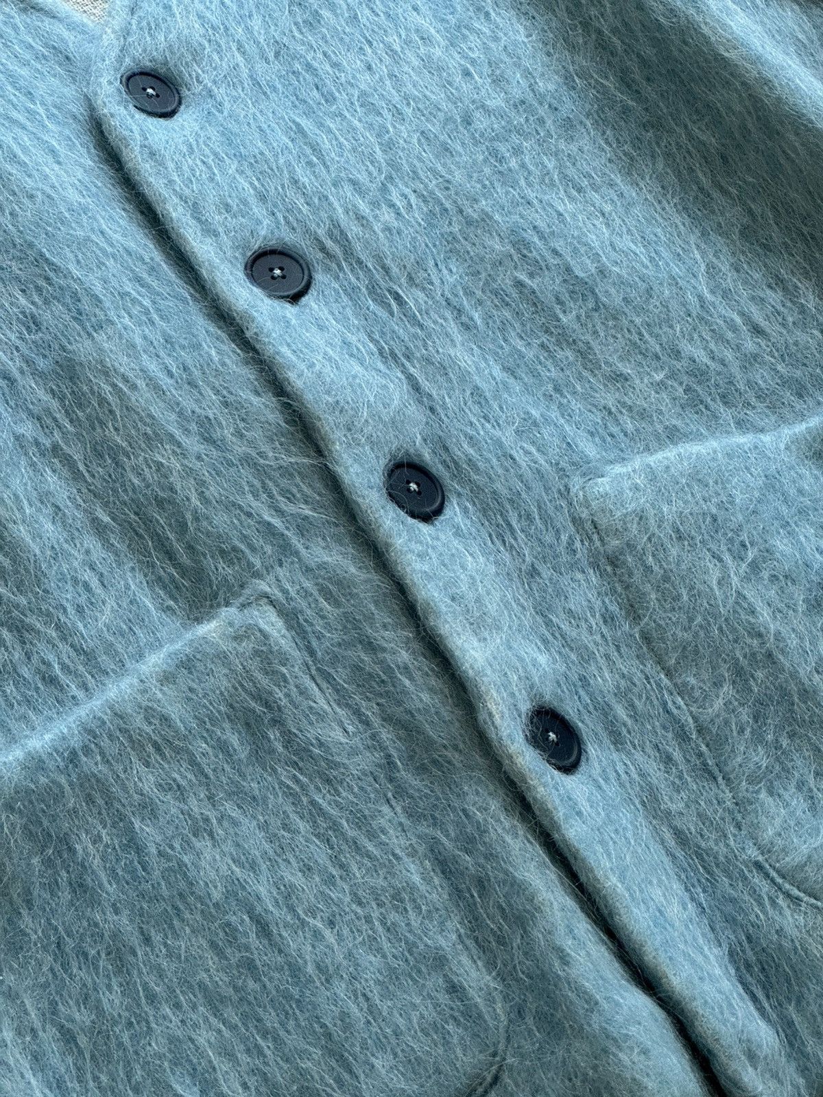 Our Legacy Cardigan Baby Blue Mohair