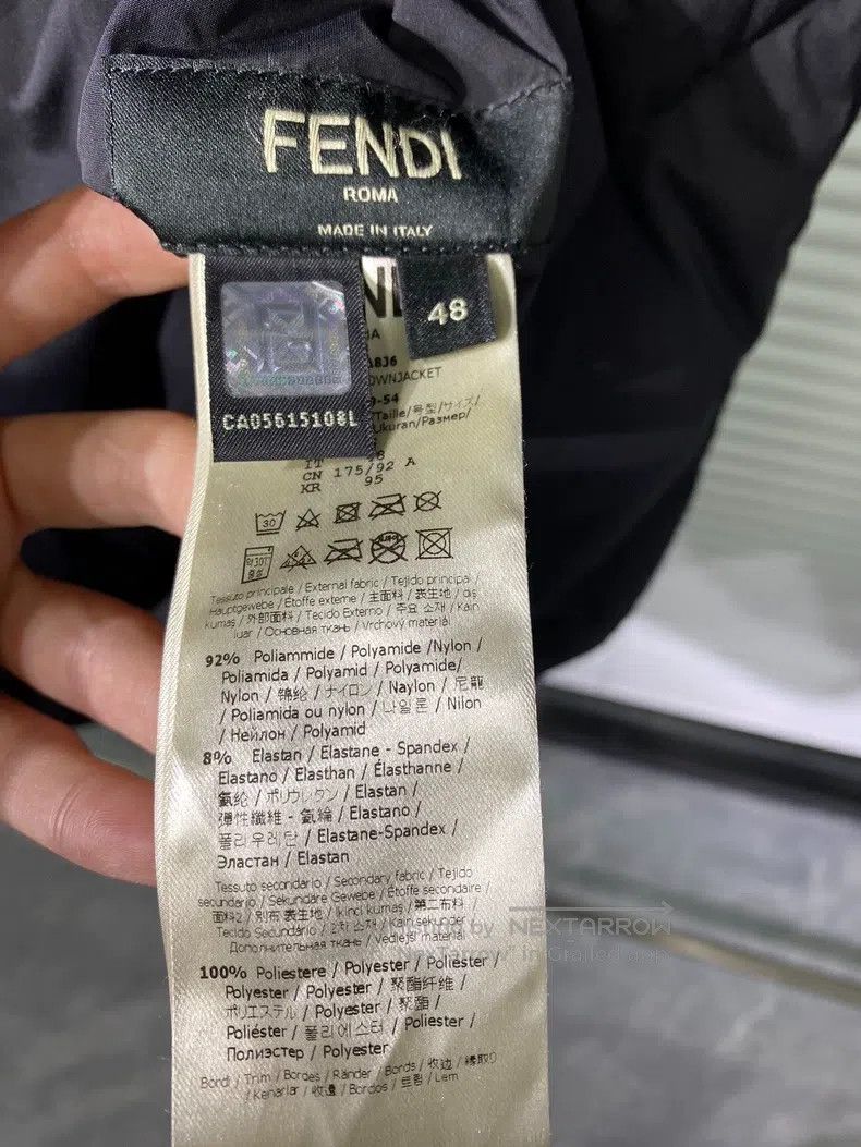 Fendi Fendi Double-Sided Puffer Coat with Monogram Print and Rem Size US M / EU 48-50 / 2 - 6 Thumbnail
