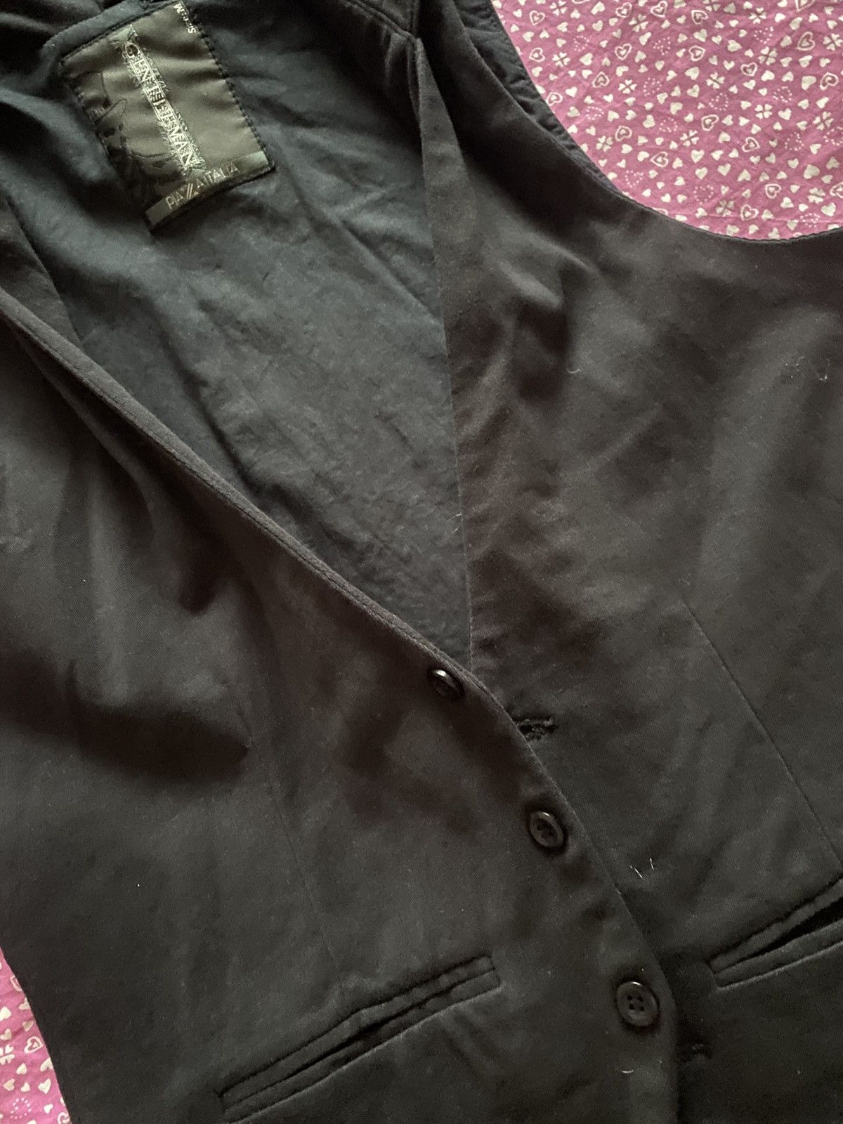 Other Rare Streetwear Hybrid – Sleek Black Vest w/ Hood Size M / US 6-8 / IT 42-44 - 3 Thumbnail