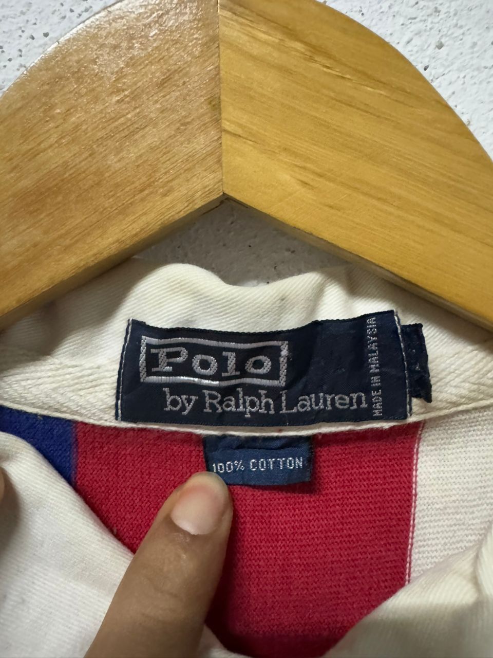 Polo Ralph Lauren 🔥Vintage polo ralph lauren rugby big size stripes colour Size US XXL / EU 58 / 5 - 7 Thumbnail