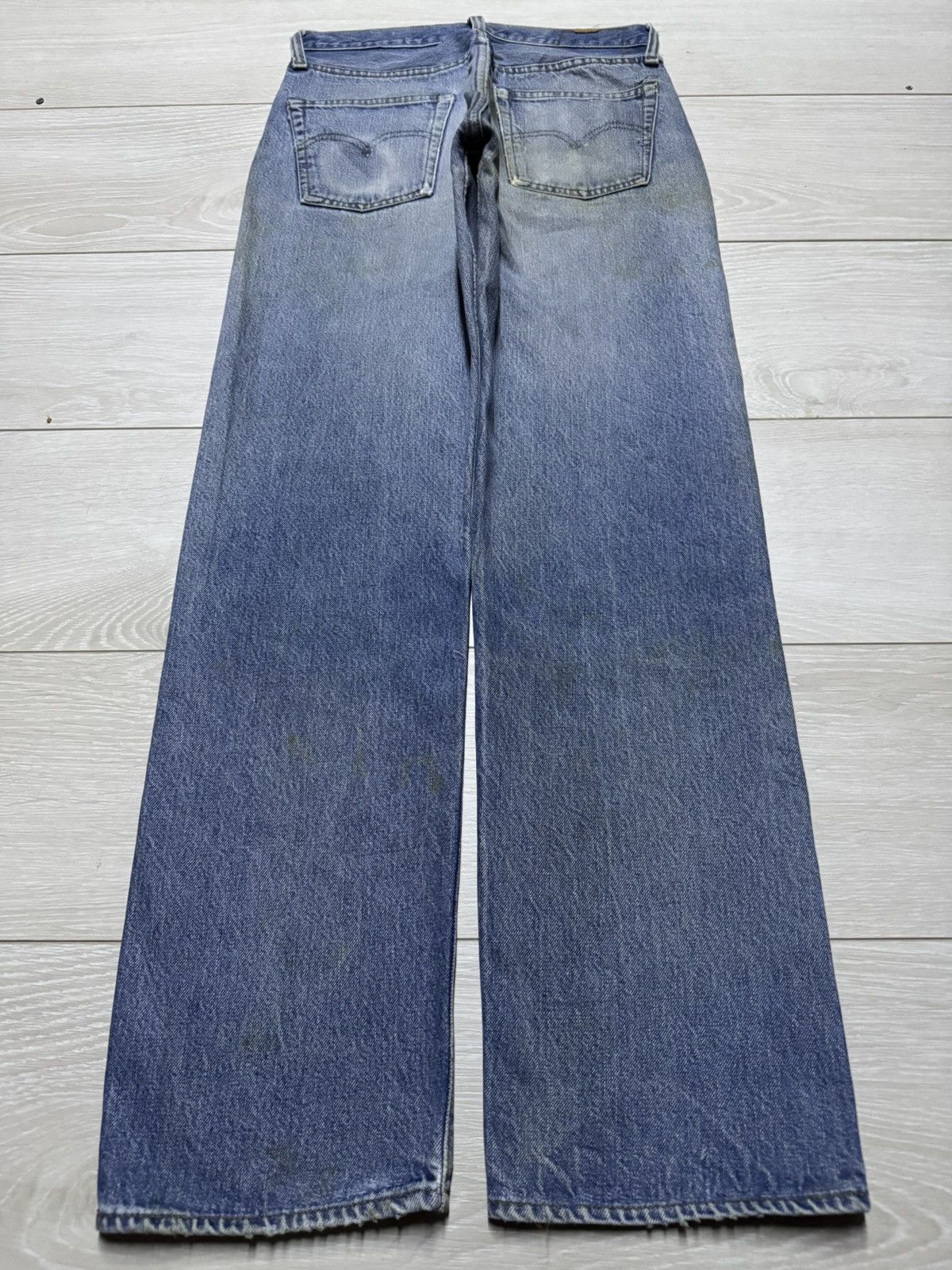 Levi's Vintage Levis 501 70s Selvedge Rindem ButtonFly Jeans Size US 29 - 2 Thumbnail