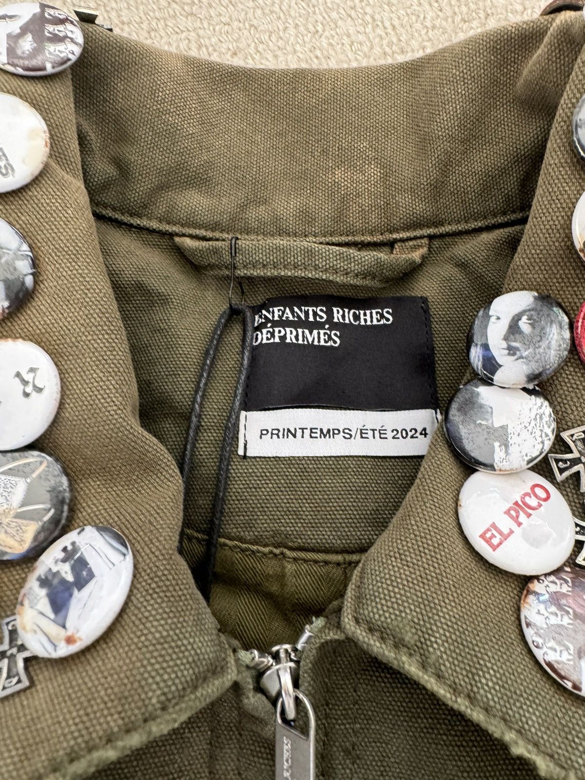 Enfants Riches Deprimes Berkley Acid Dealer Pin collar Work Jacket Size US XL / EU 56 / 4 - 3 Thumbnail