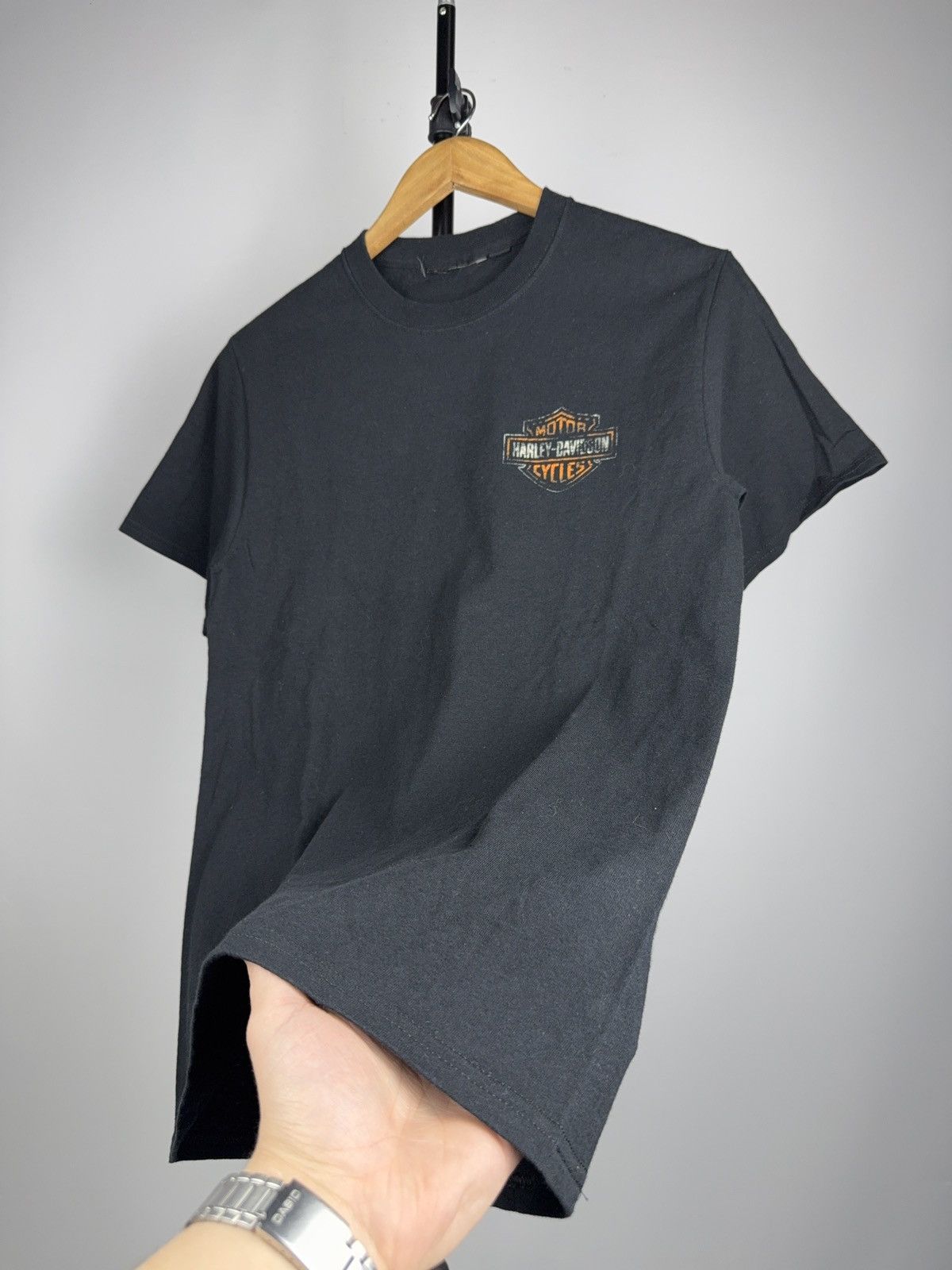 Harley Davidson Moto Harley Davidson Eagle Racing USA Graphic Biker T-Shirt Size US S / EU 44-46 / 1 - 6 Thumbnail