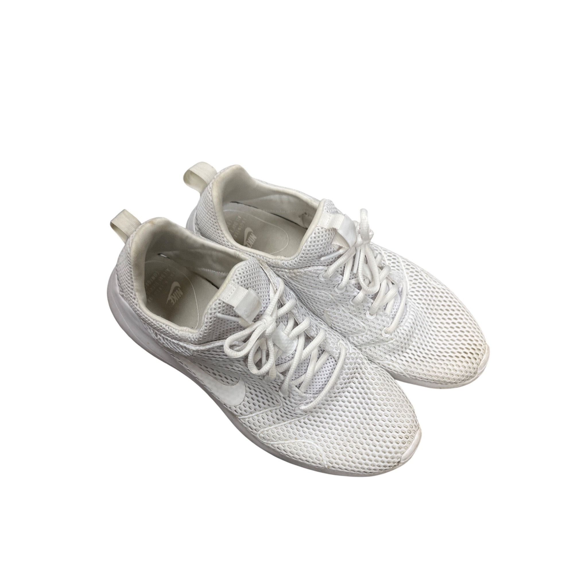 Nike Nike Mens white mesh walking running sneakers 844838-100 Sz Size US 12 / EU 45 - 14 Thumbnail
