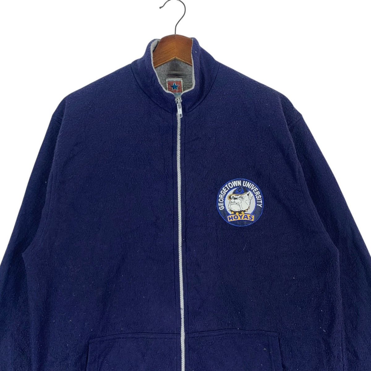 Vintage Vintage US College Collection Hoyas Full Zip Jacket Size US M / EU 48-50 / 2 - 2 Thumbnail