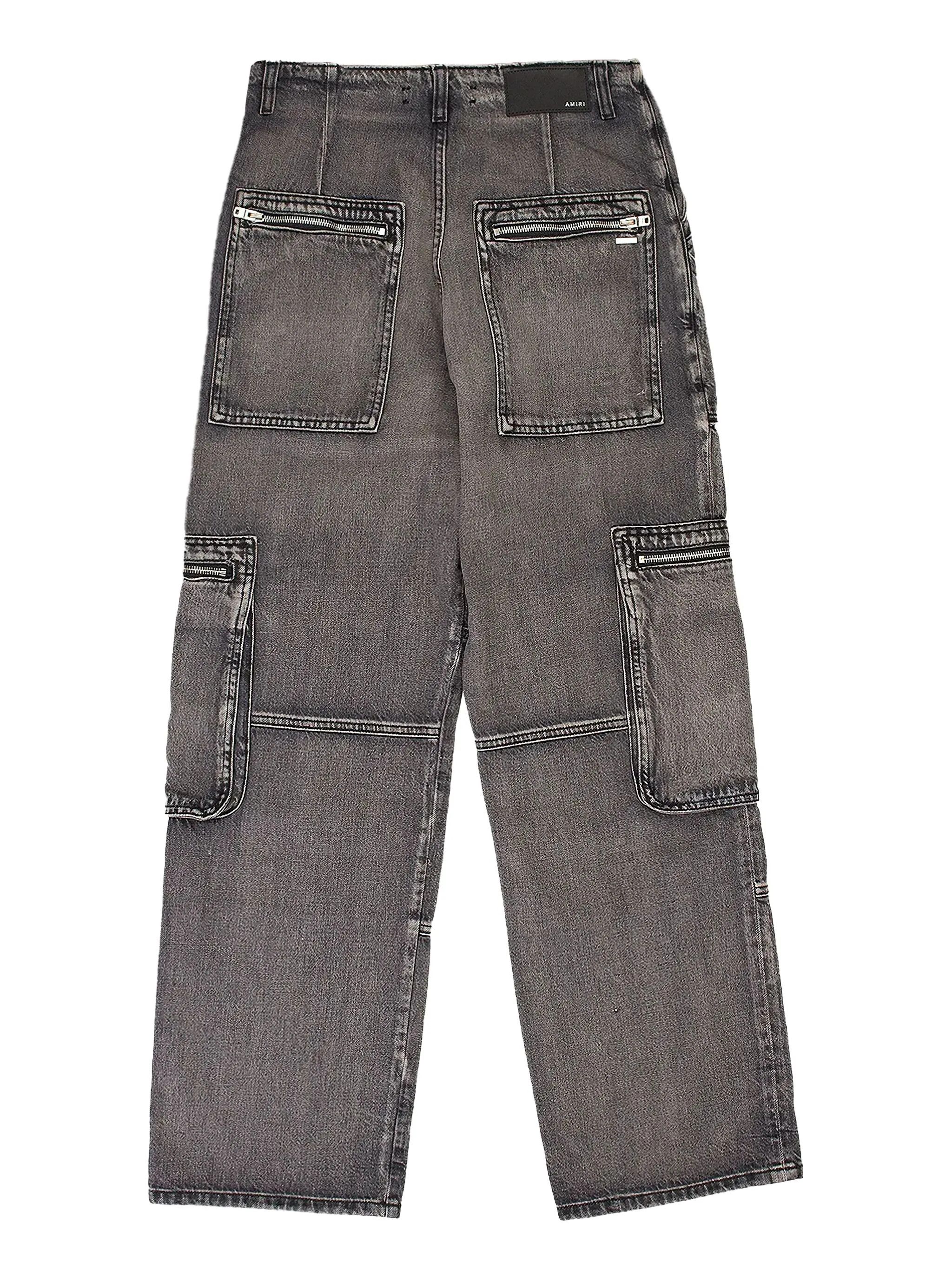 Amiri o1y0425 Denim Jeans in Black Size 28" / US 6 / IT 42 - 2 Thumbnail