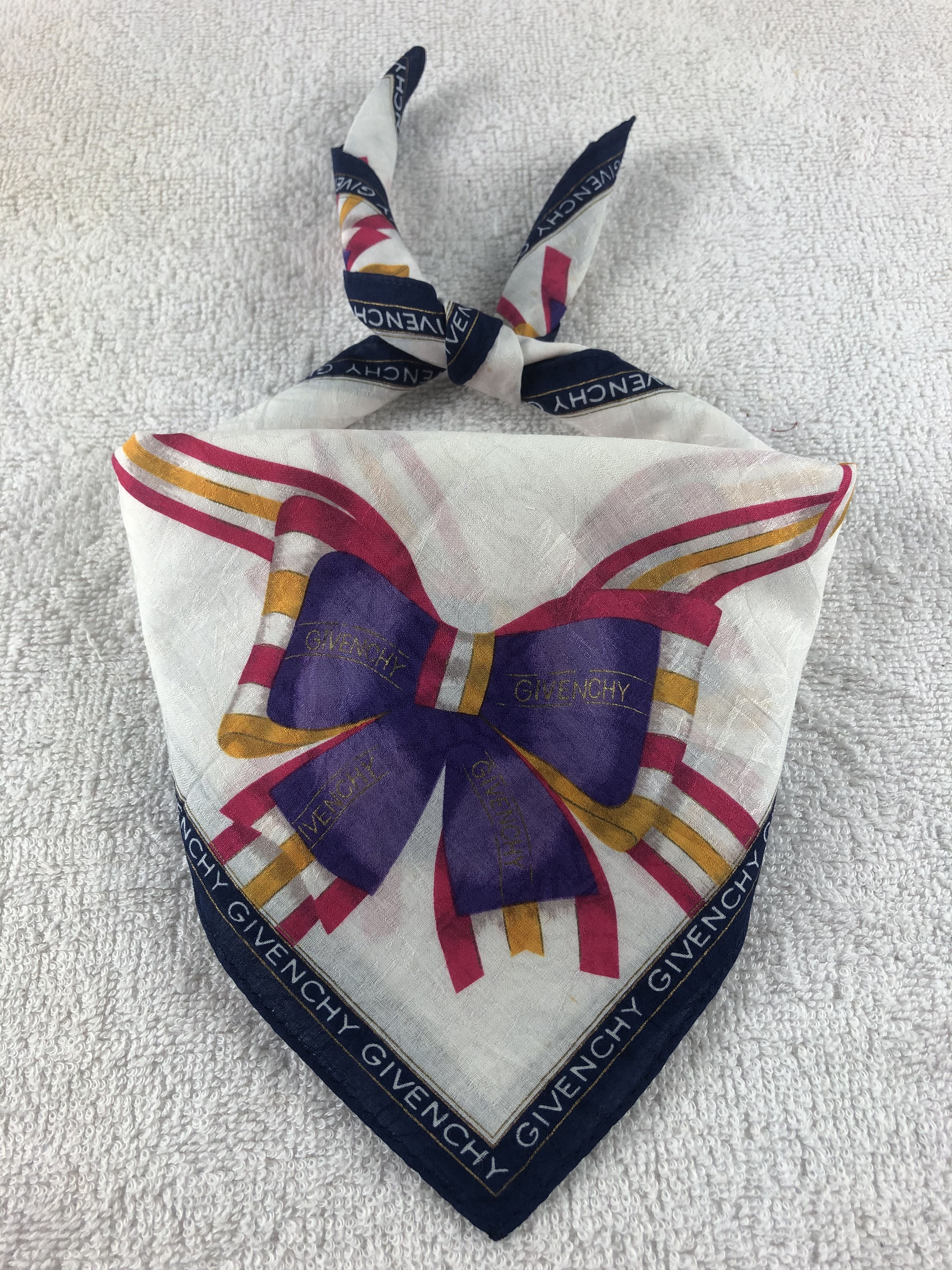 Vintage Givenchy Handkerchief / Bandana / Neckerchief Size ONE SIZE - 2 Thumbnail