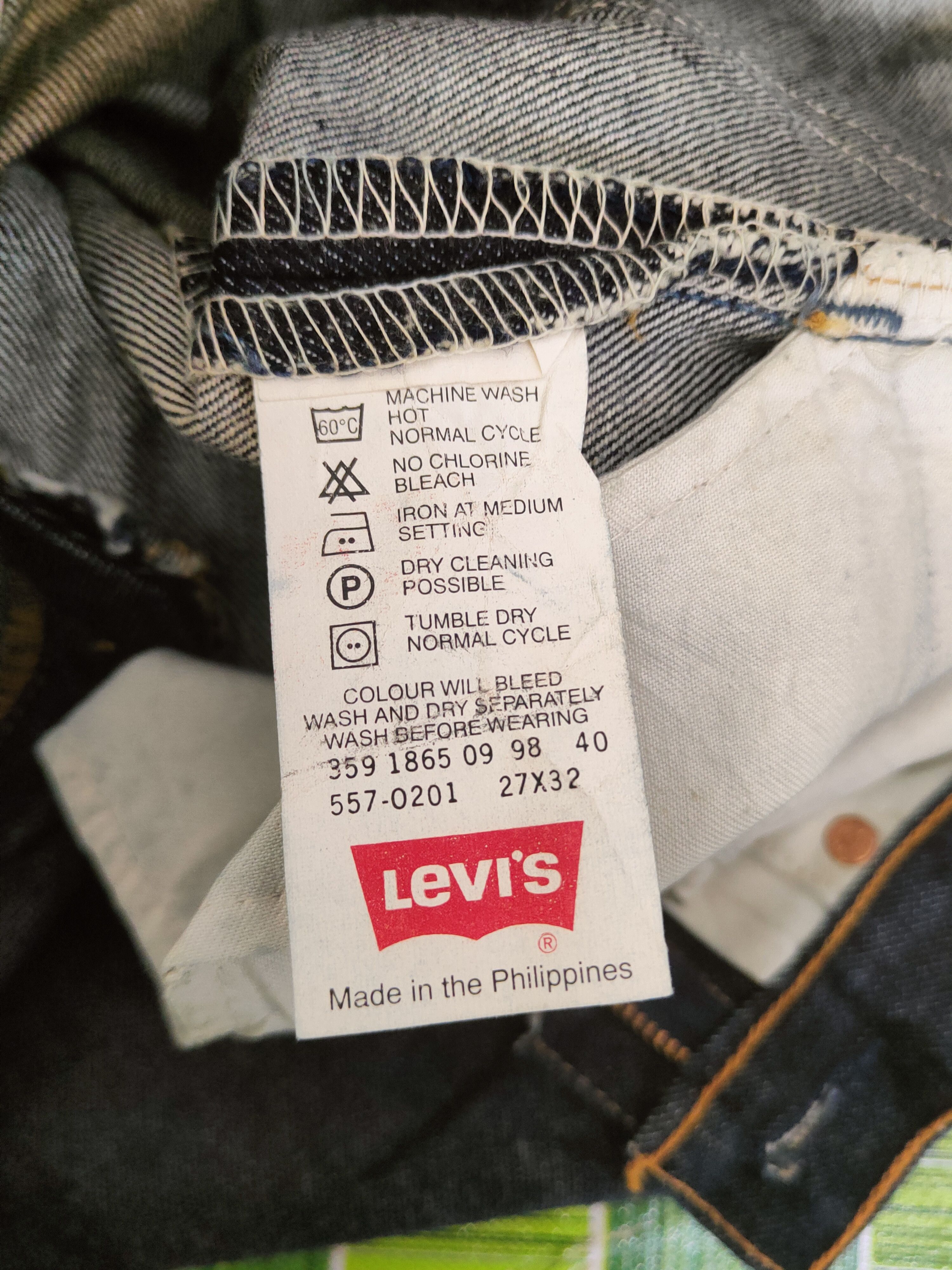 Levi's Levi's Dark Blue Distressed Ripped Jeans #S2814 Size US 27 - 15 Thumbnail