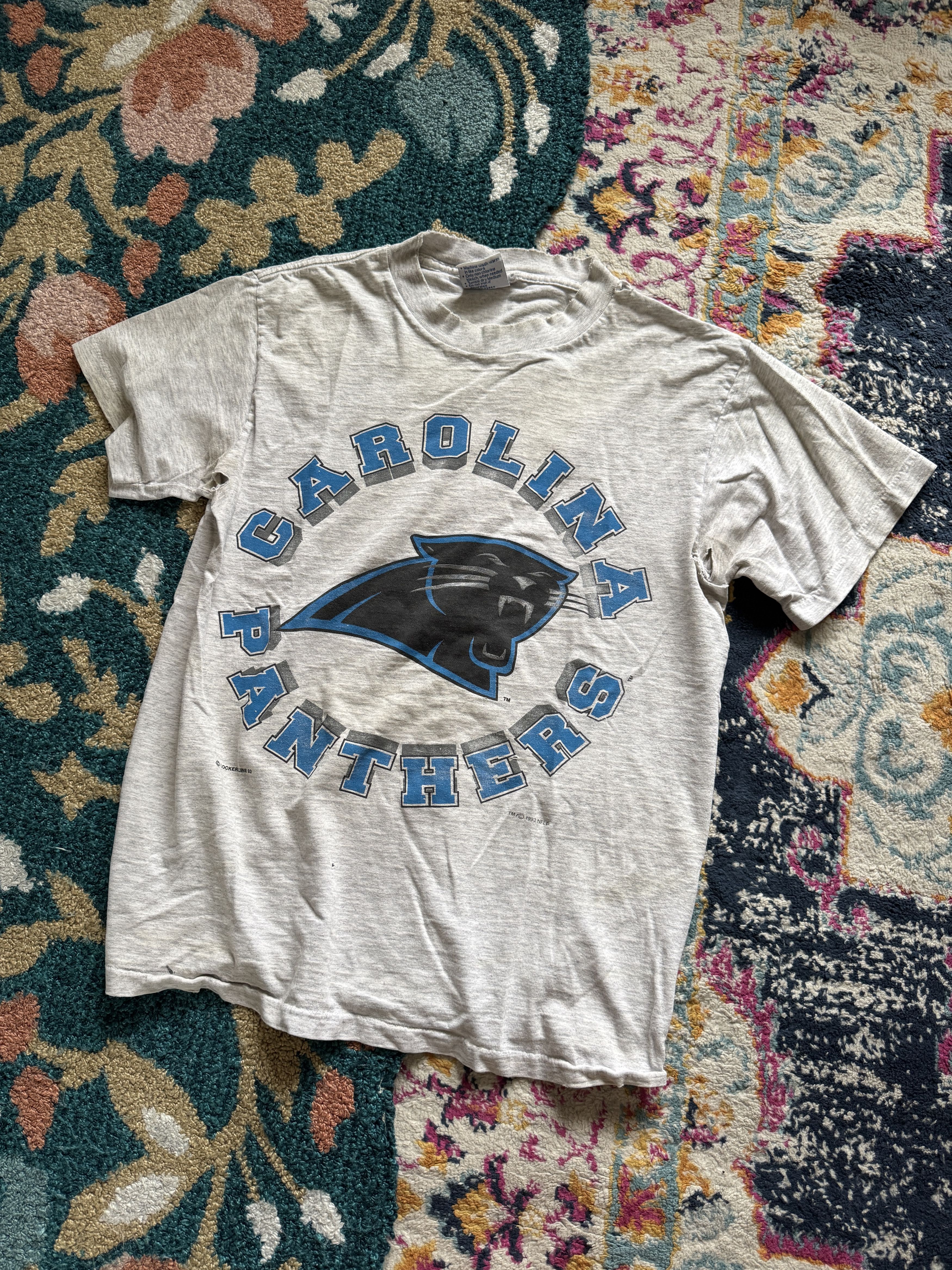 All Sport 1993 Carolina Panthers Thrashed T-Shirt Size US M / EU 48-50 / 2 - 1 Thumbnail