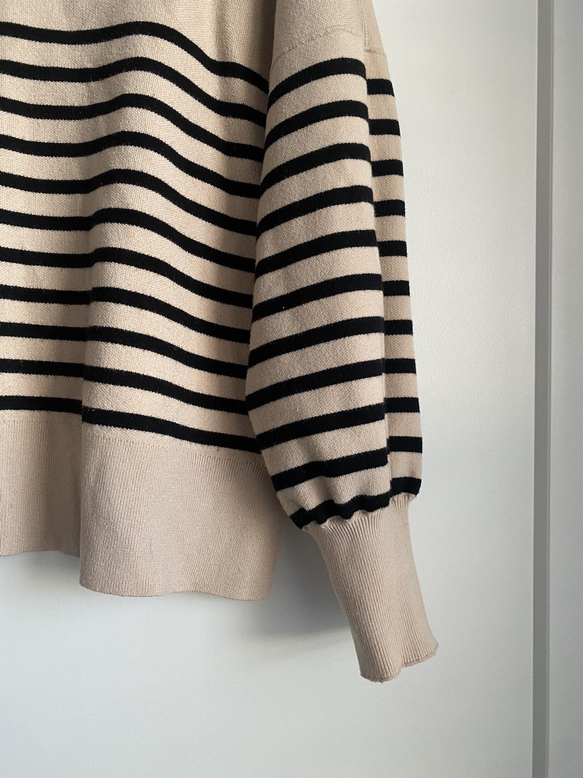 Other Etcyy new crew neck beige and black stripes sweater size XL Size XL / US 12-14 / IT 48-50 - 4 Thumbnail