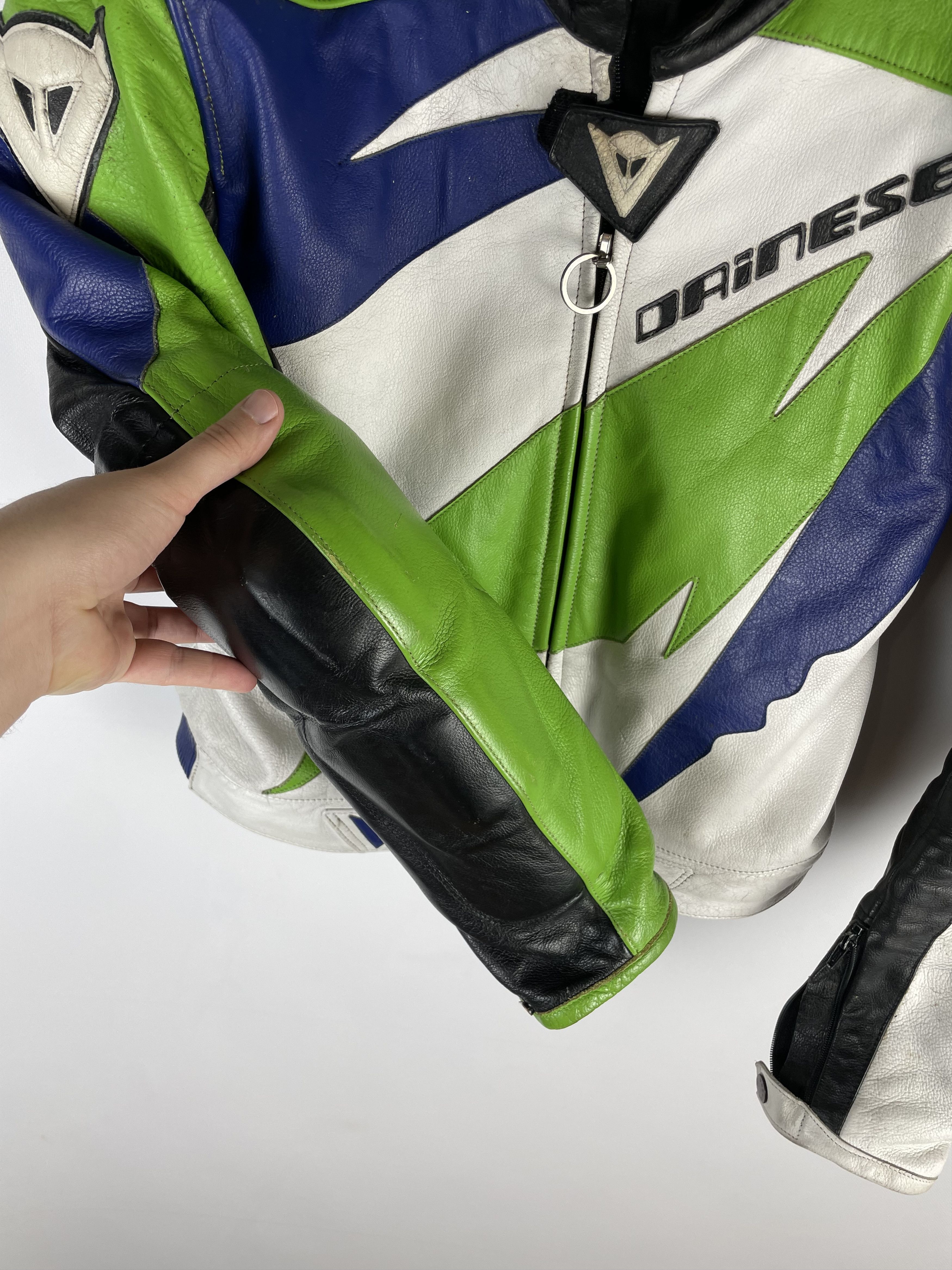 Dainese VINTAGE DAINESE LEATHER JACKET MOTO BIKE RACING Size US M / EU 48-50 / 2 - 6 Thumbnail