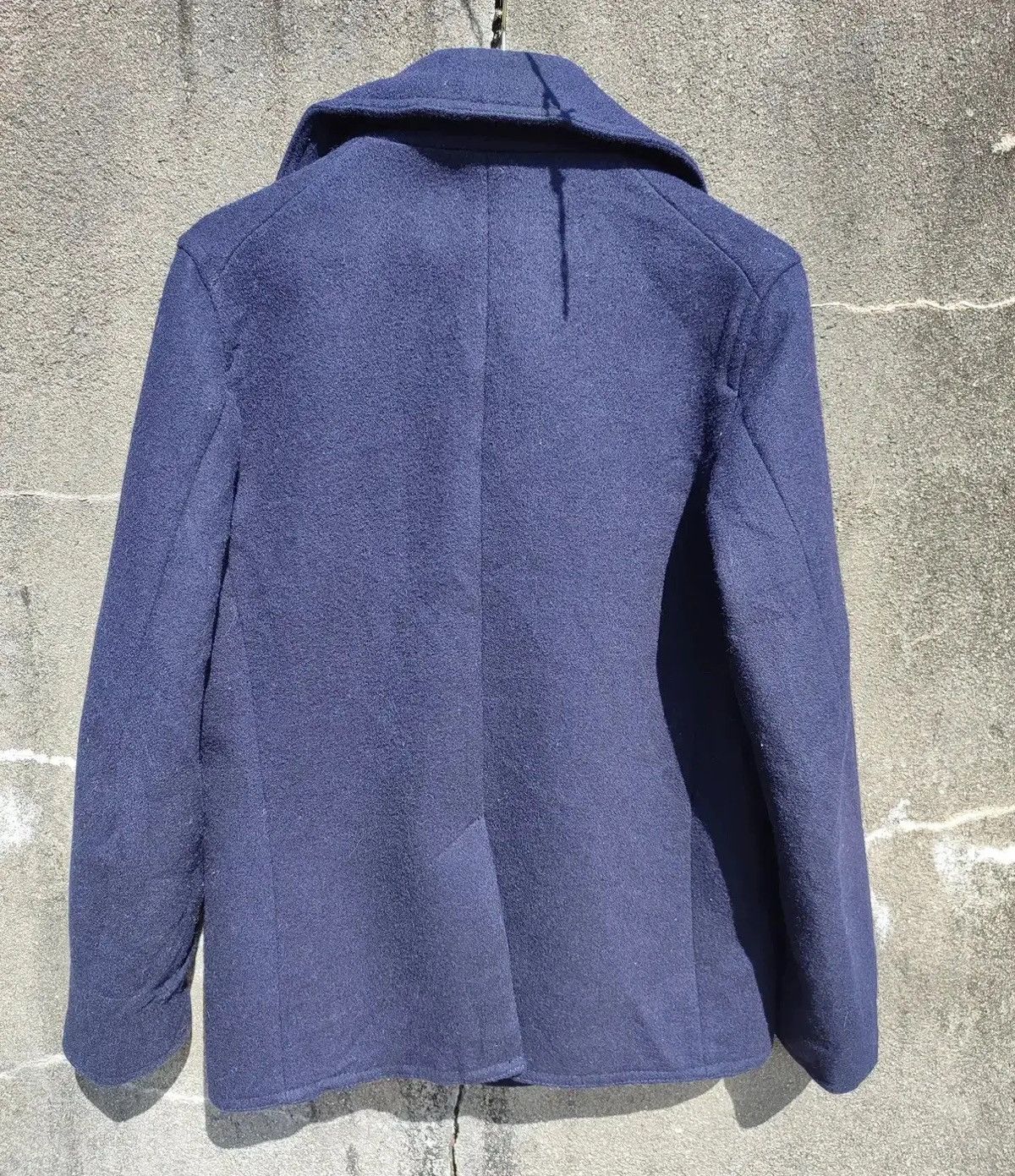Vintage Vintage Harvard Navy Peacoat – Wool Blend Double Breasted Size US M / EU 48-50 / 2 - 10 Thumbnail