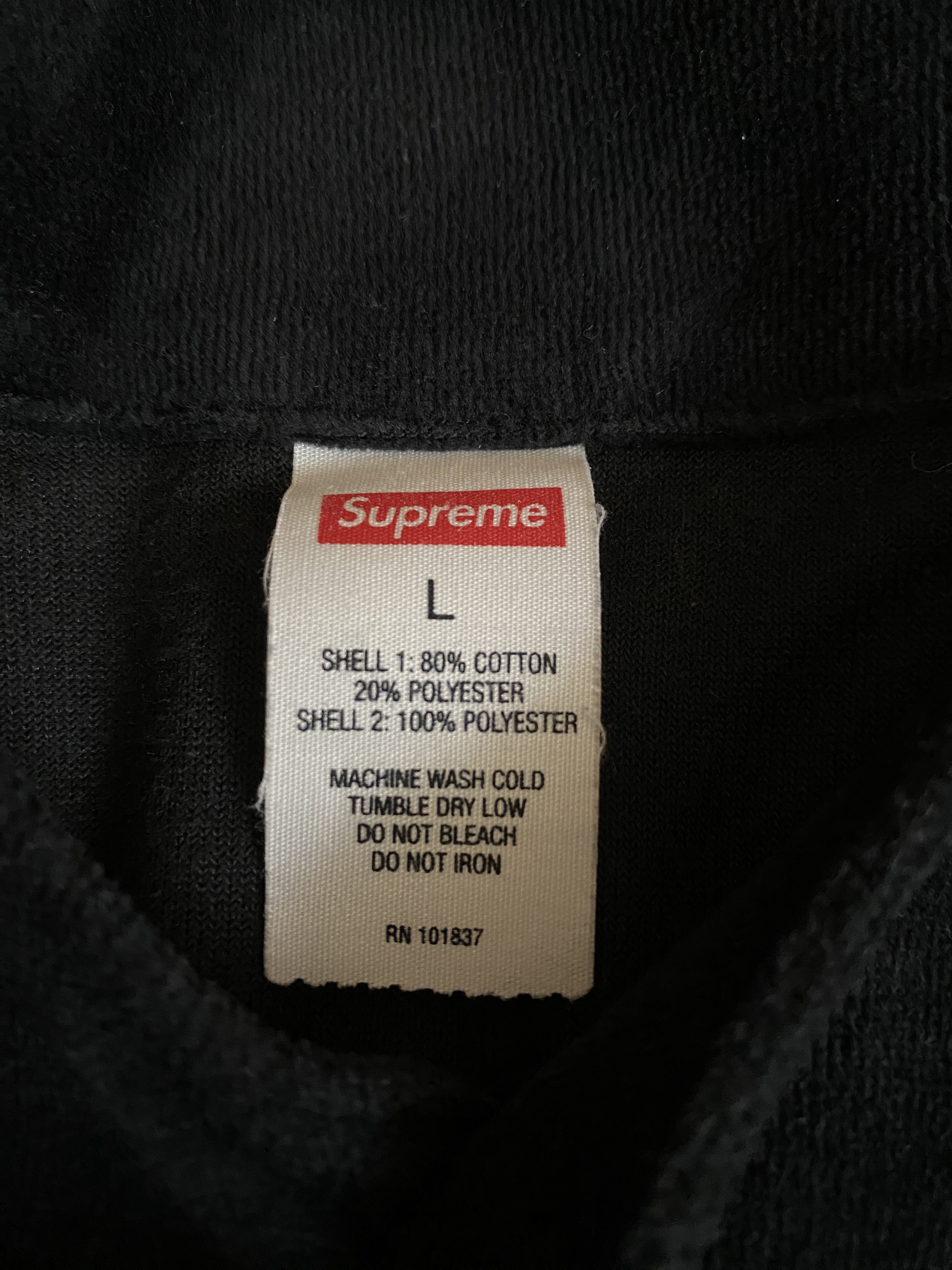 Supreme Velour Baseball Jersey FW20 Size US L / EU 52-54 / 3 - 6 Thumbnail