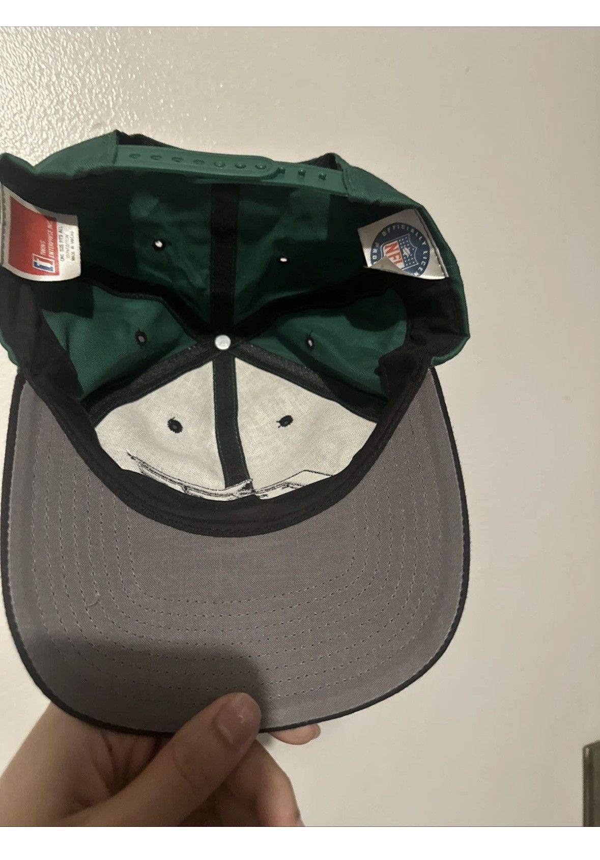 NFL NFL Vintage 1980s New York Jets Logo Snapback Hat Adult OSFM Size ONE SIZE - 2 Thumbnail