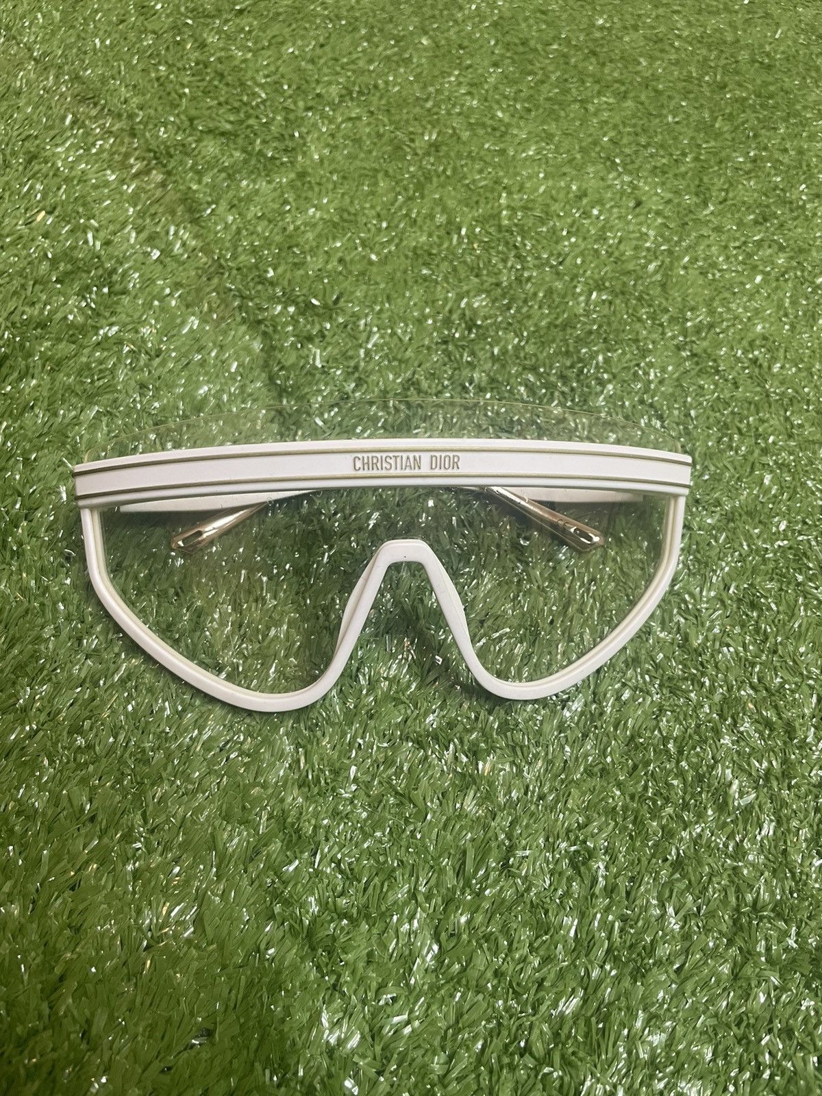 Dior White & Gold Christian Dior glasses Size ONE SIZE - 1 Thumbnail