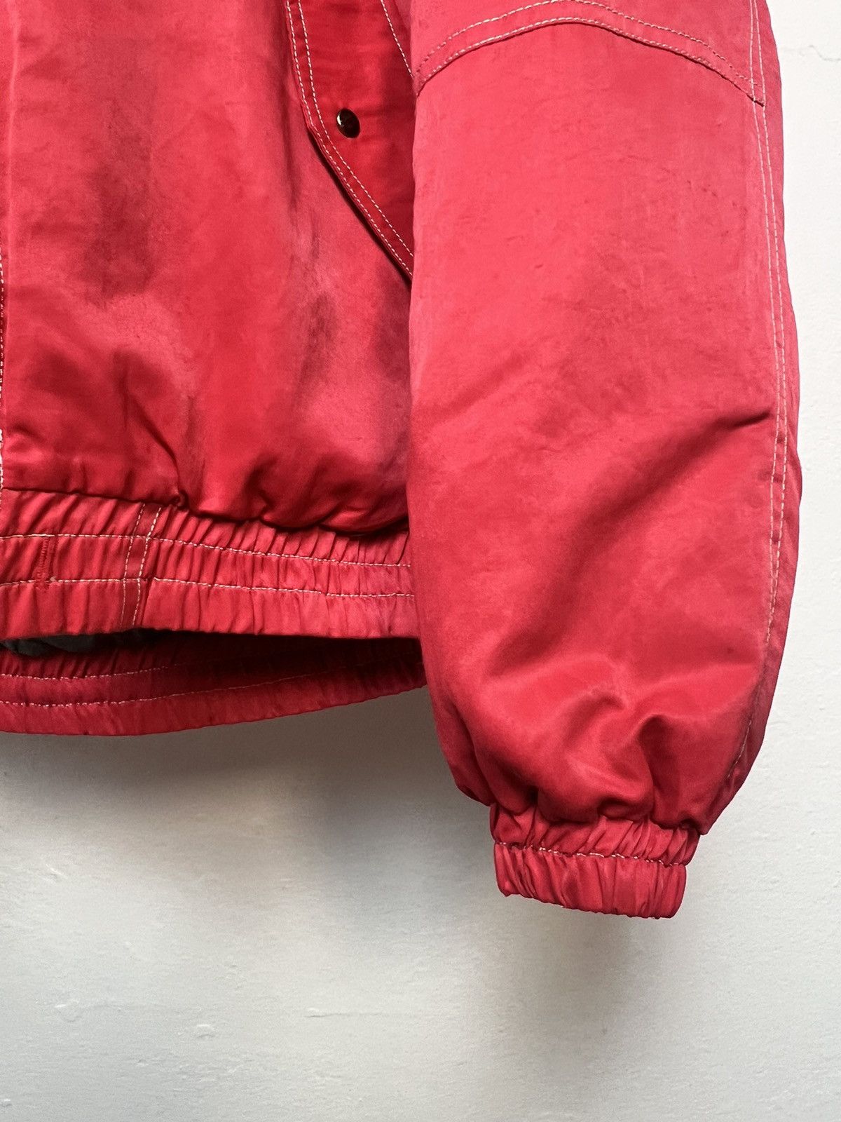 Moncler Vintage Moncler Red Puffer Down Jacket Size US M / EU 48-50 / 2 - 9 Thumbnail