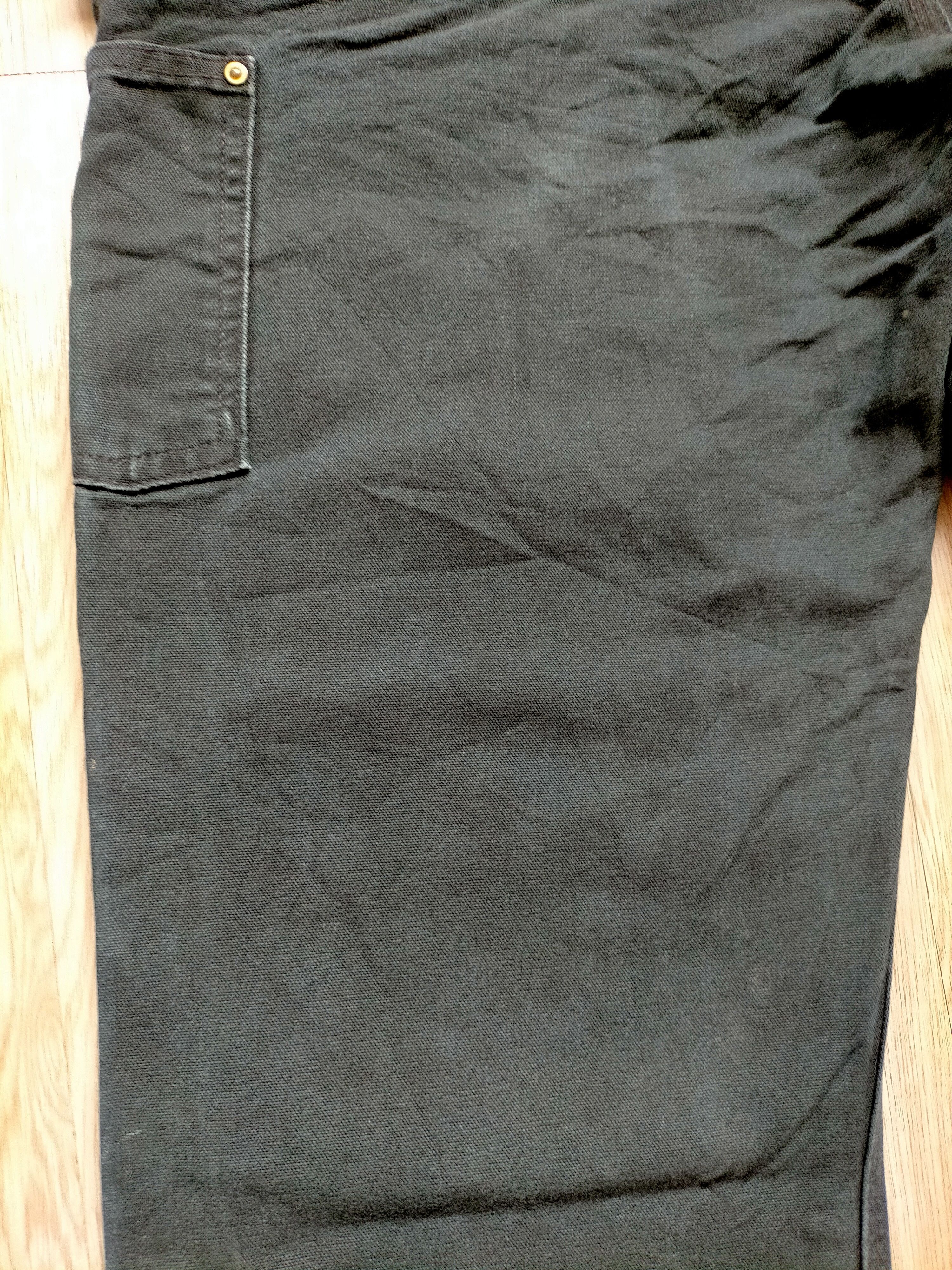 Carhartt Vintage Carhartt Double Knee Black Denim Size US 35 - 14 Thumbnail