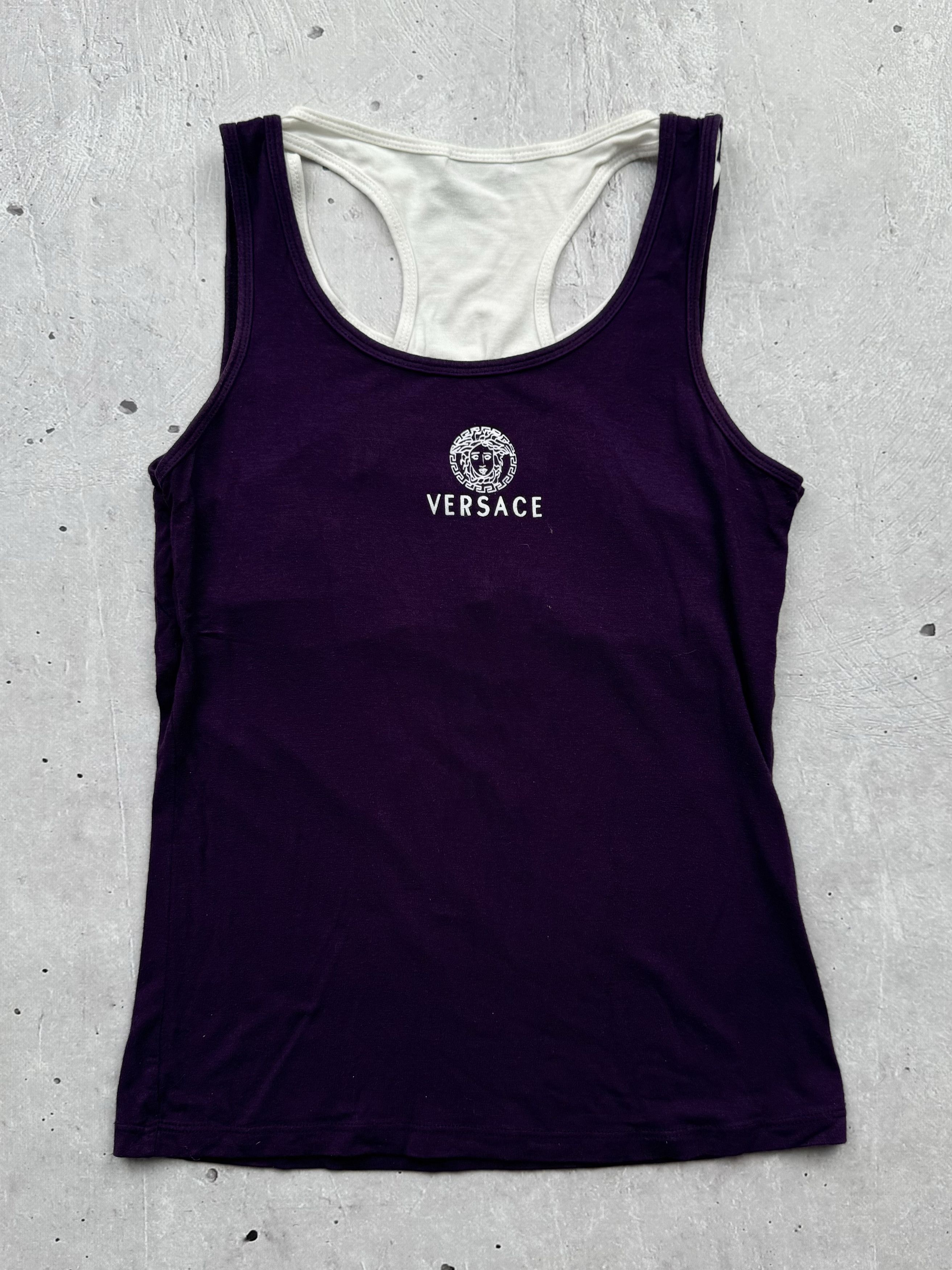 Versace × Vintage Versace Vintage Printed Double Tank Top Size M / US 6-8 / IT 42-44 - 5 Thumbnail