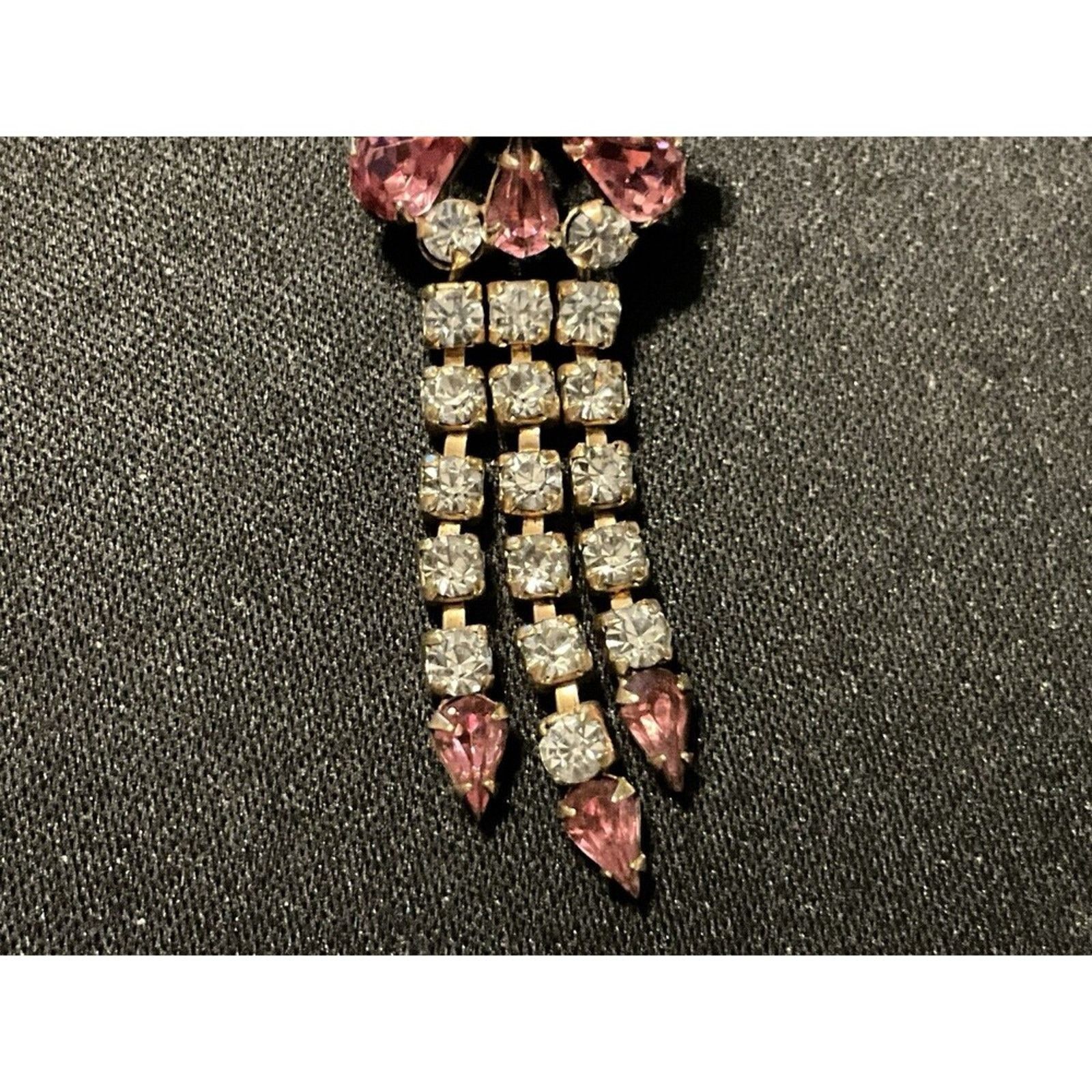 Other Phyllis Rhinestone Brooch/Pendant 1/20 12k GF Articulated Size ONE SIZE - 3 Thumbnail